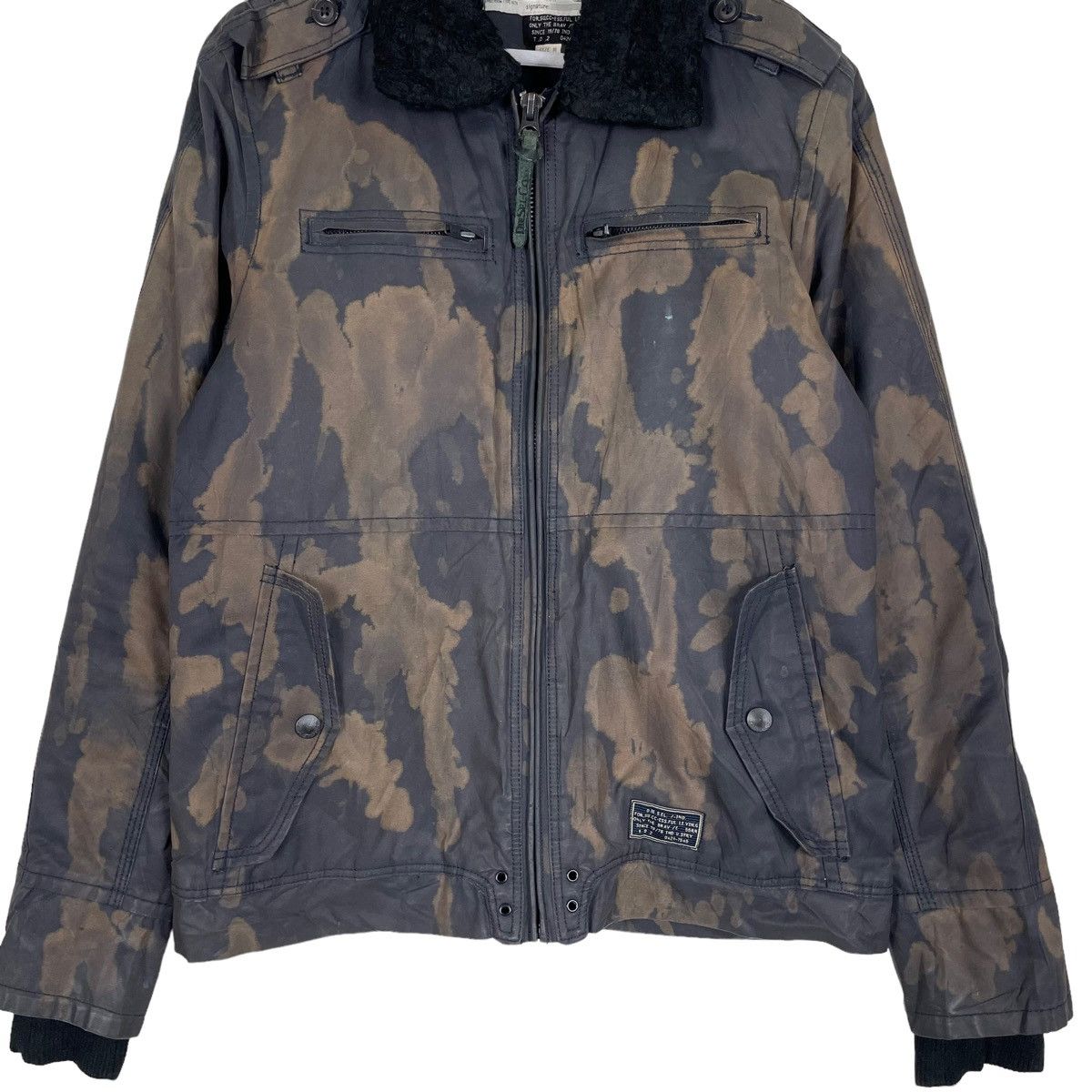 Diesel 💥 DIESEL WAXED BIKER JACKET Size US M / EU 48-50 / 2 - 5 Thumbnail