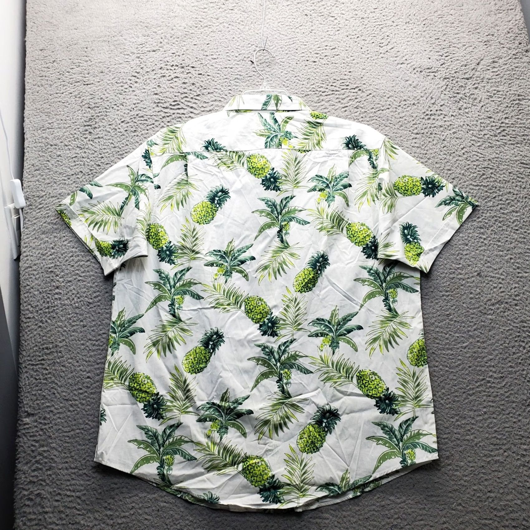 Haggar Haggar Hawaiian Shirt Mens XL Multi Pineapple Allover Short Sleeve Button Up Size US XL / EU 56 / 4 - 2 Thumbnail