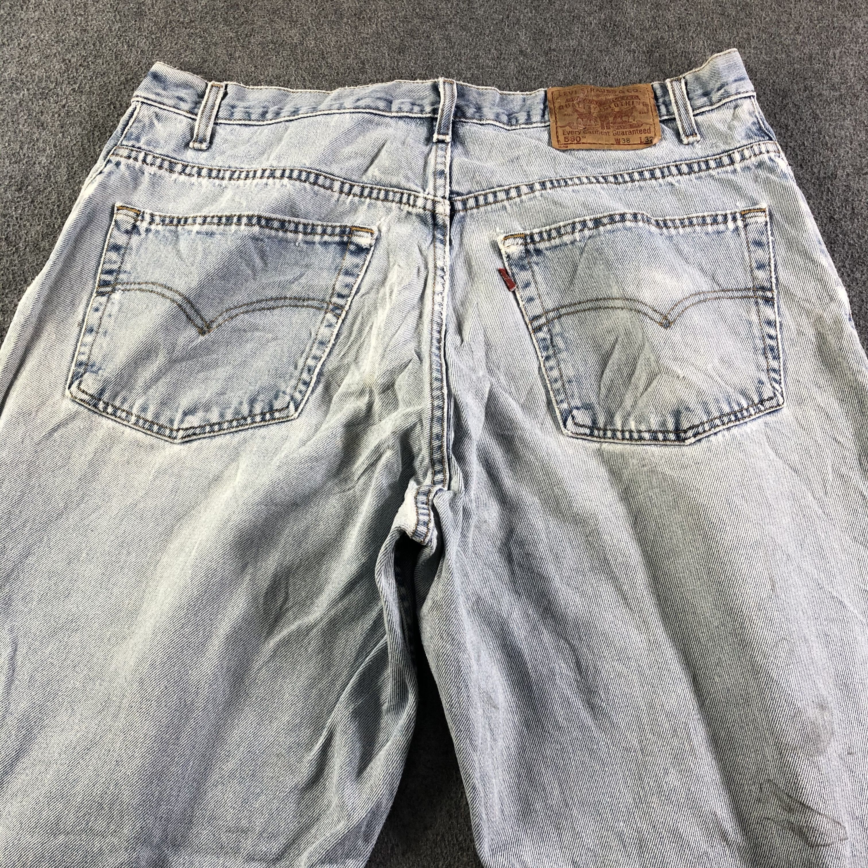 Levi's Vintage 90s Light Wash Levis 560 Jeans-J4311 Size US 38 / EU 54 - 4 Thumbnail