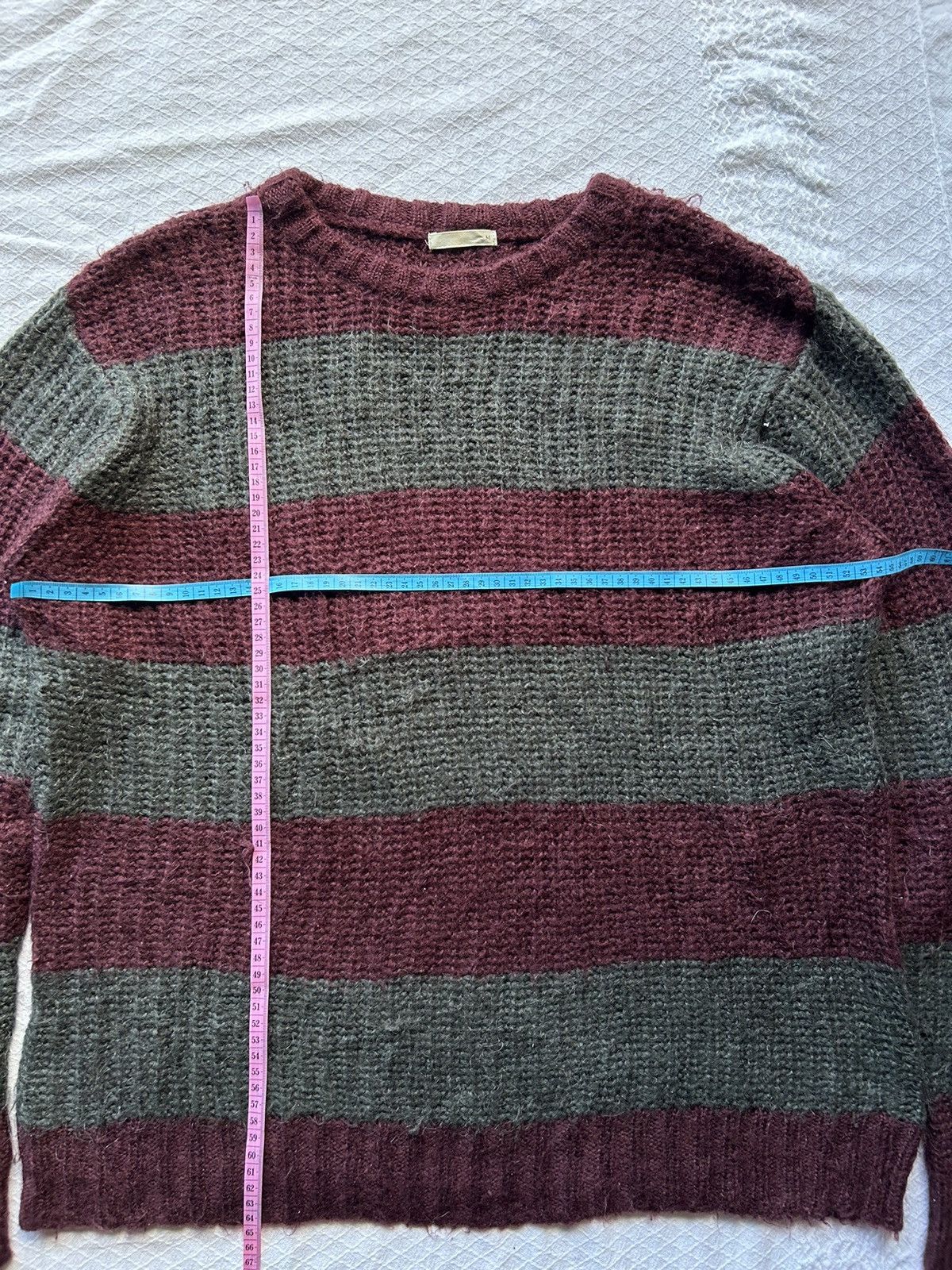 Japanese Brand Japanese Striped Knitted Issey Miyake Long Sleeve Size US L / EU 52-54 / 3 - 7 Thumbnail