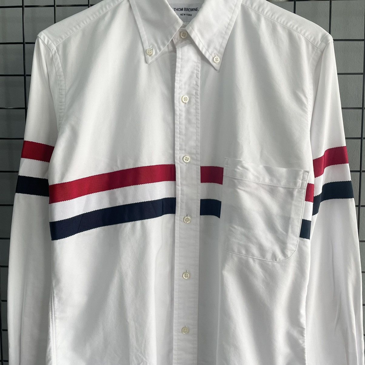 Thom Browne Thom Browne Corsocomo Oxford Shirt Size US M / EU 48-50 / 2 - 4 Thumbnail