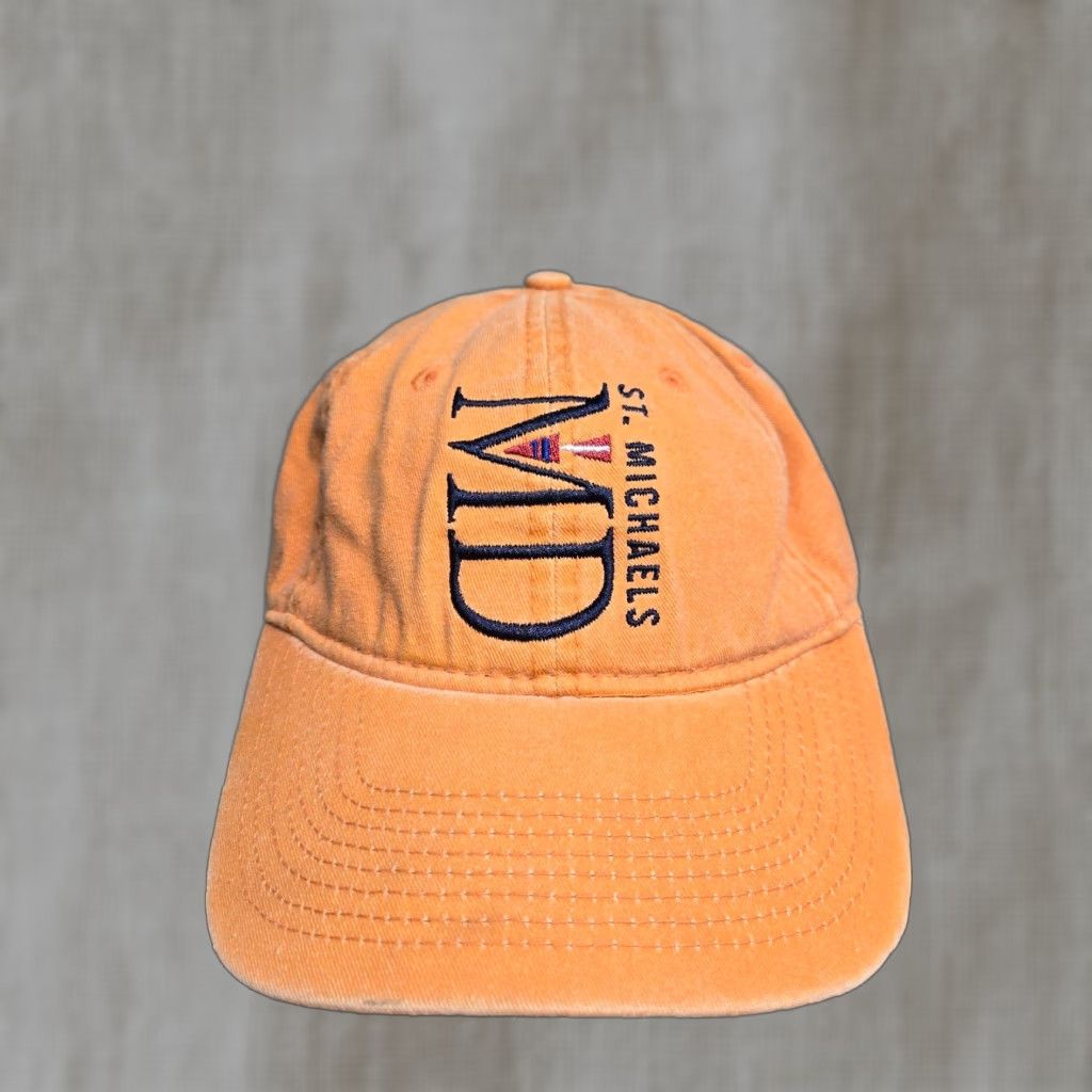 Vintage Vintage St. Michael's College Embroidered Orange Canvas Baseball Cap Adjustable Unisex Adults Size ONE SIZE - 1 Thumbnail