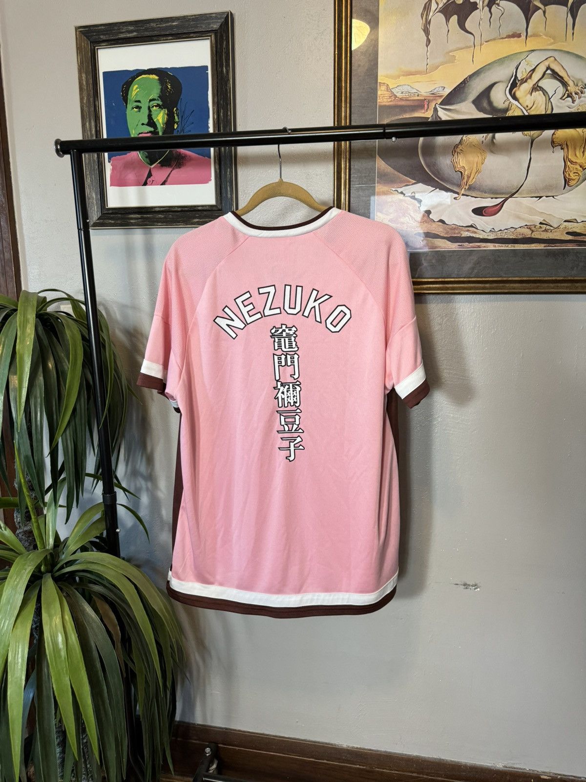 Japanese Brand Demon Slayer: Kimetsu no Yaiba Nezuko Soccer Jersey Size US XL / EU 56 / 4 - 4 Thumbnail