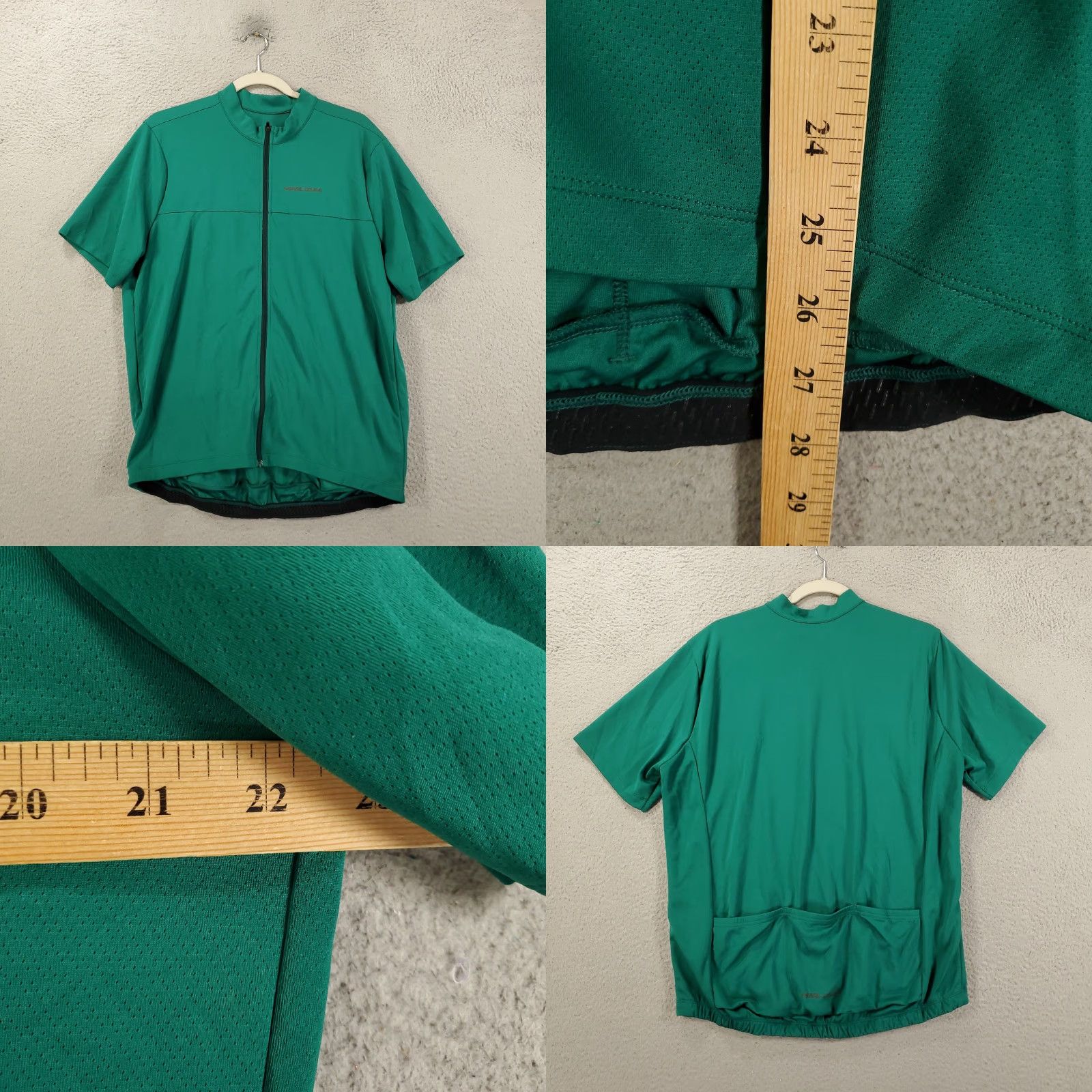 PEARL iZUMi Pearl Izumi Womens Jacket XL Green Full Zip Lightweight Windbreaker Stretch Breathable Athletic Activewear Size XL / US 12-14 / IT 48-50 - 8 Thumbnail