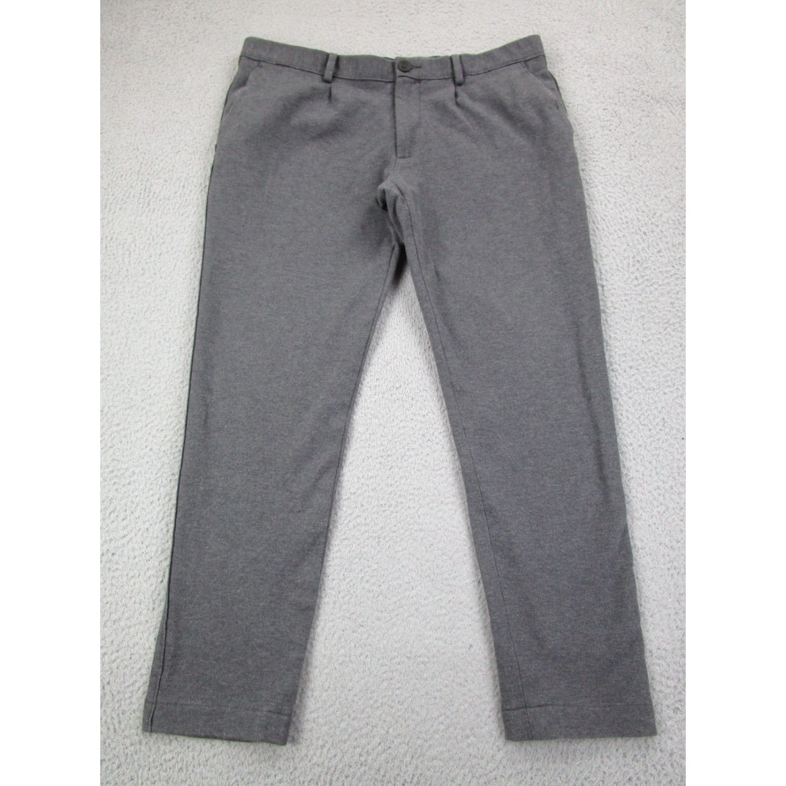 Harris Wharf London Harris Wharf London Pants Mens 36x28 Gray Preppy Academia Business Casual Dress Pants Straight Pockets IT 52 Vintage No Size US 36 / EU 52 - 2 Thumbnail