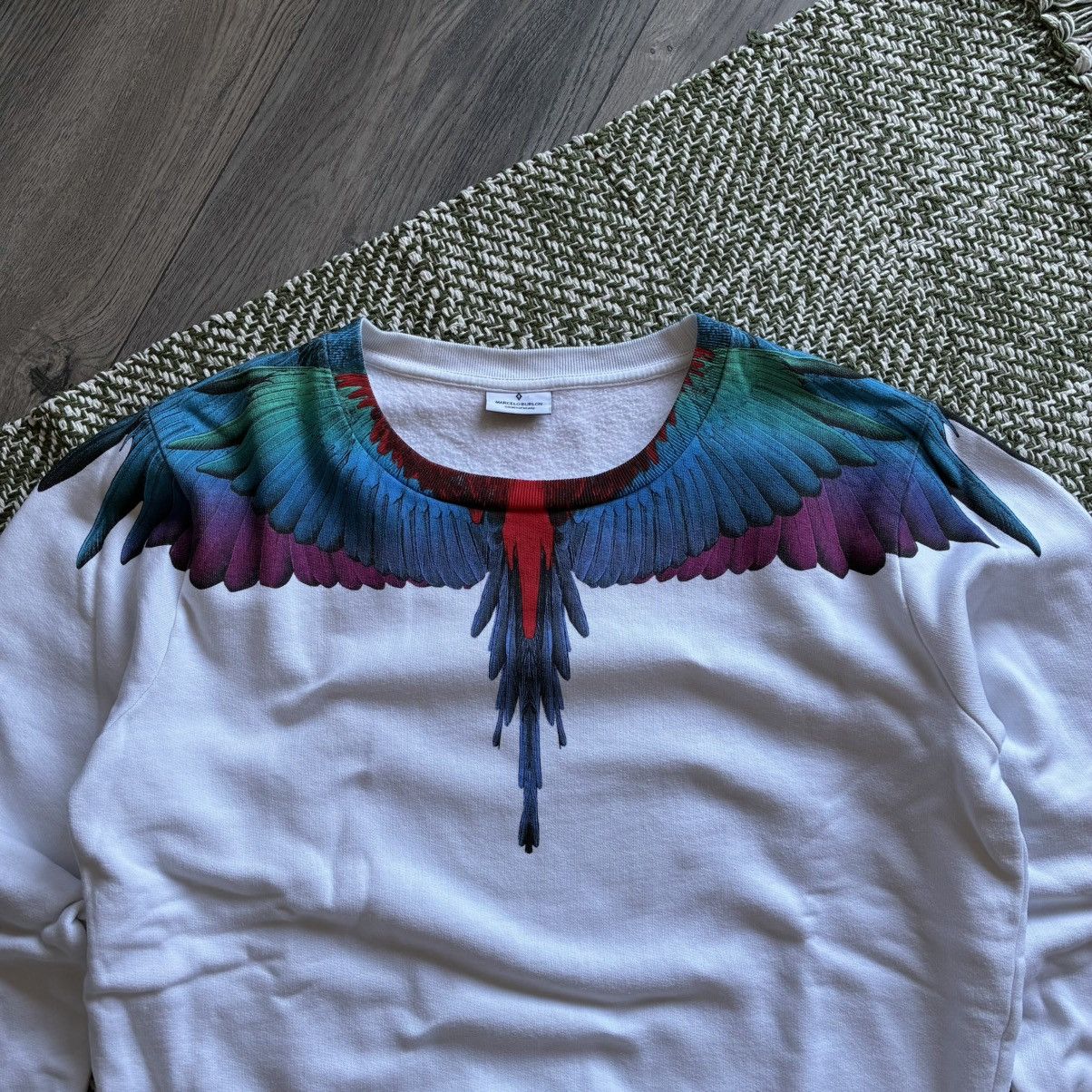 Marcelo Burlon Marcelo Burlon Country of Milan Wings White Sweatshirt Size US S / EU 44-46 / 1 - 2 Thumbnail