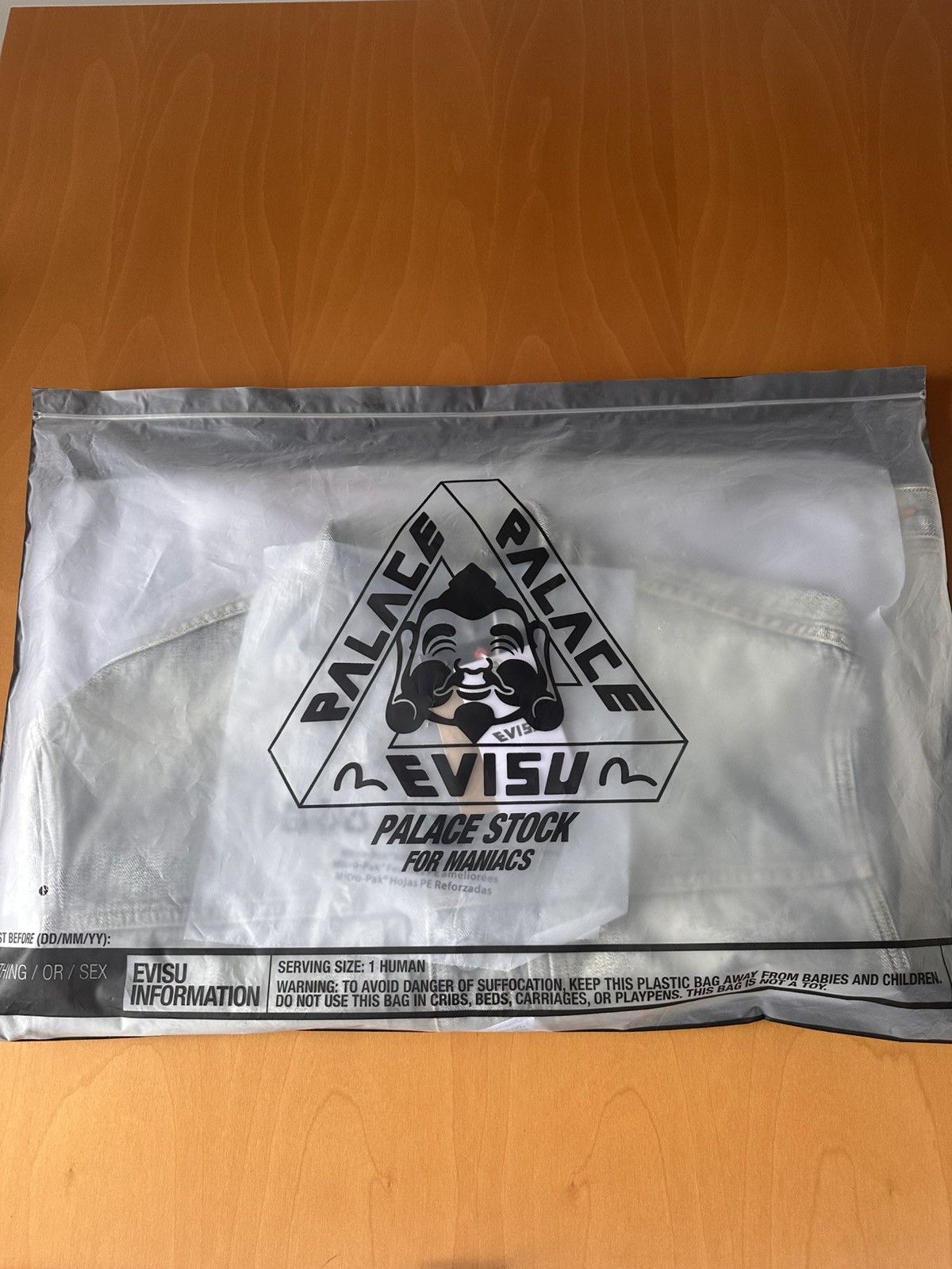 Evisu × Palace Palace x Evisu Dice Denim Jacket - Stones Wash (SS26) - NEW Size US L / EU 52-54 / 3 - 8 Thumbnail