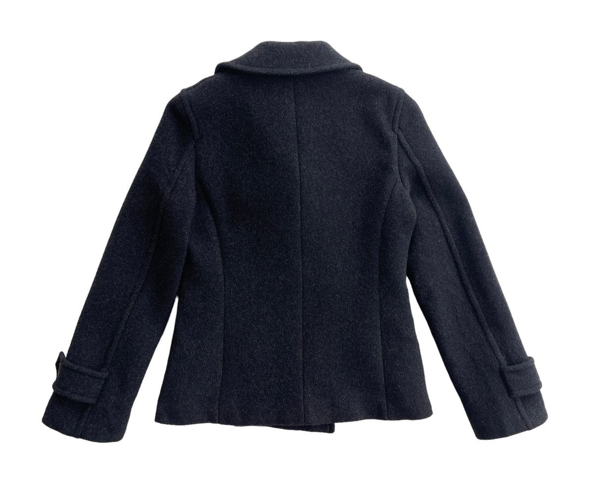 Margaret Howell Wool Double Breasted Pea Coat Black Size S / US 4 / IT 40 - 3 Thumbnail