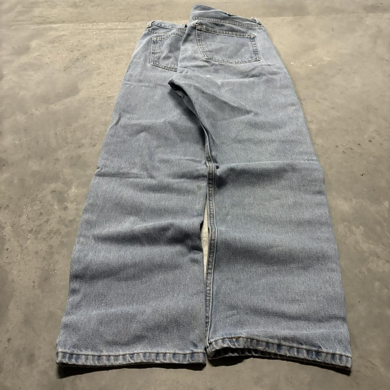 Japanese Brand × Vintage Crazy Vintage Y2K/2000s Light Wash Essential Denim Jeans! Size US 36 / EU 52 - 4 Thumbnail