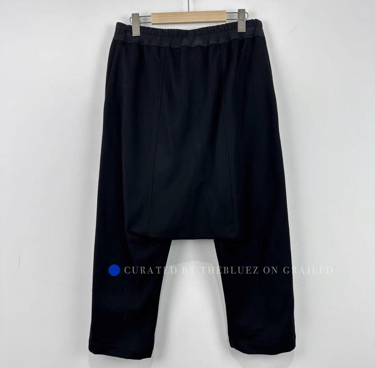 Rick Owens Low Crotch Casual Pants in Black Size US 32 / EU 48 - 1 Preview
