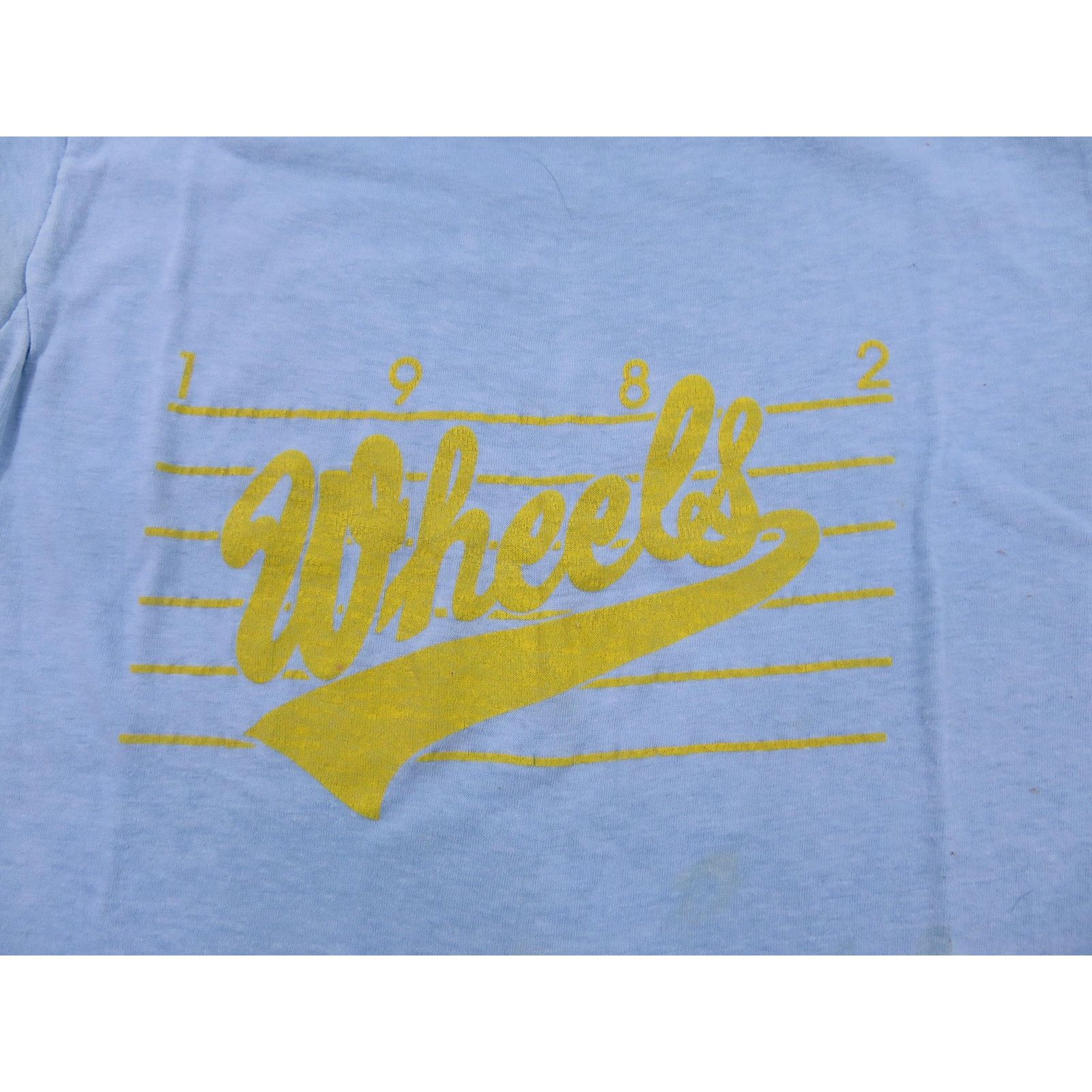 Other Wheels 1982 Rock Band Concert Tour Blue T-shirt Sz S Size US S / EU 44-46 / 1 - 3 Thumbnail
