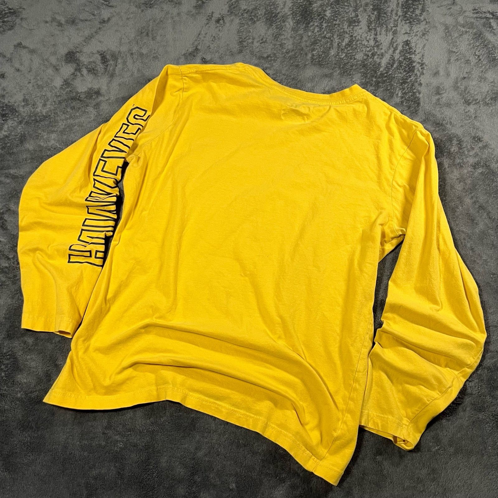 Vintage Y2K Iowa Hawkeyes Sportswear Yellow Long Sleeve Size US L / EU 52-54 / 3 - 2 Thumbnail