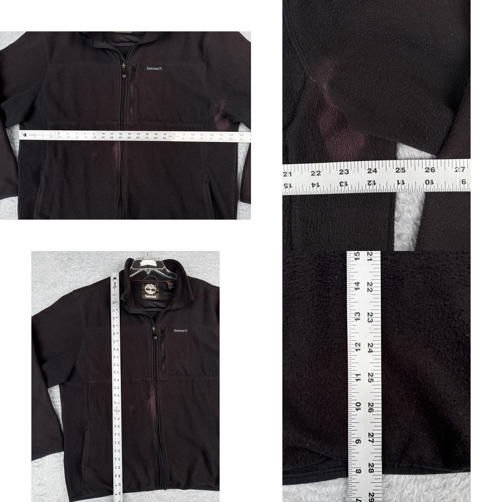 Timberland Timberland Jacket Men Extra Large Black Full Zip Mock Neck 100% Polyester Read Size US L / EU 52-54 / 3 - 8 Thumbnail
