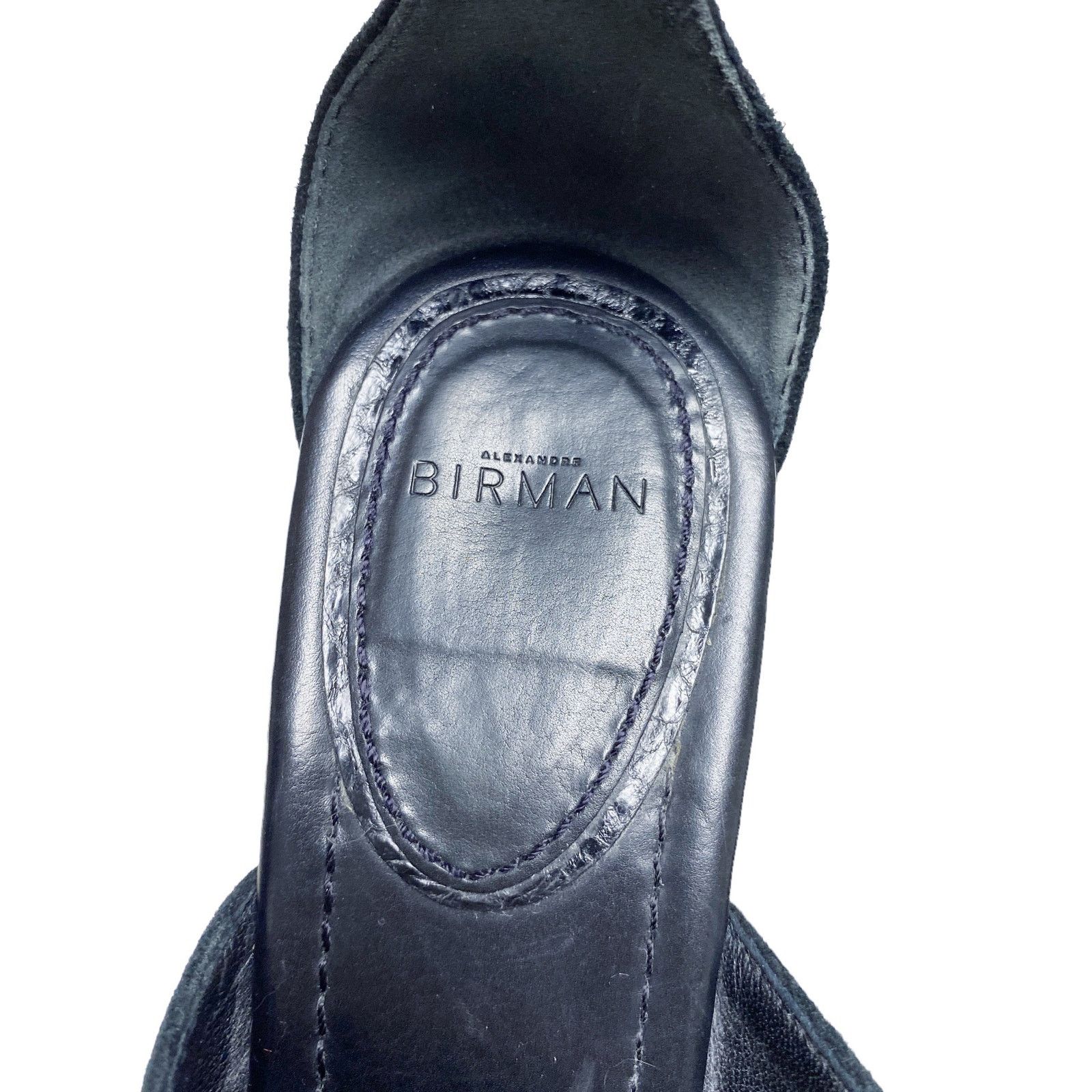 Alexandre Birman Alexandre Birman Peggy Suede Platform Clog Sandals Size US 7.5 / IT 37.5 - 5 Thumbnail
