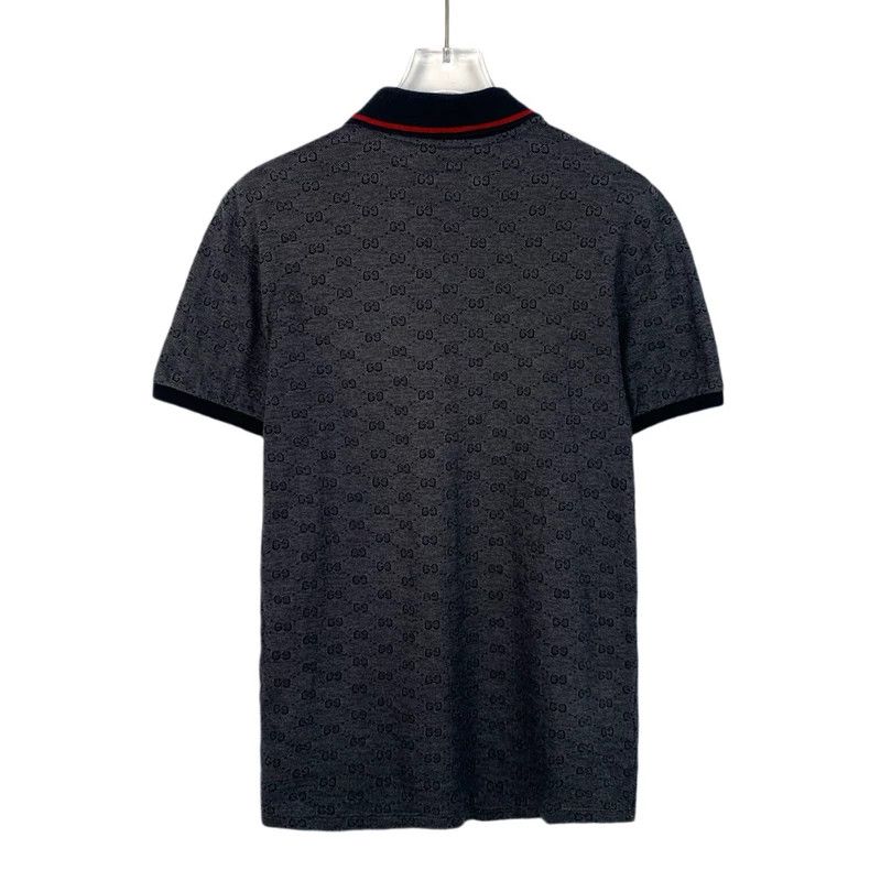 Gucci Gucci Gray old flower full print short-sleeved polo shirt 2 Size US S / EU 44-46 / 1 - 2 Thumbnail