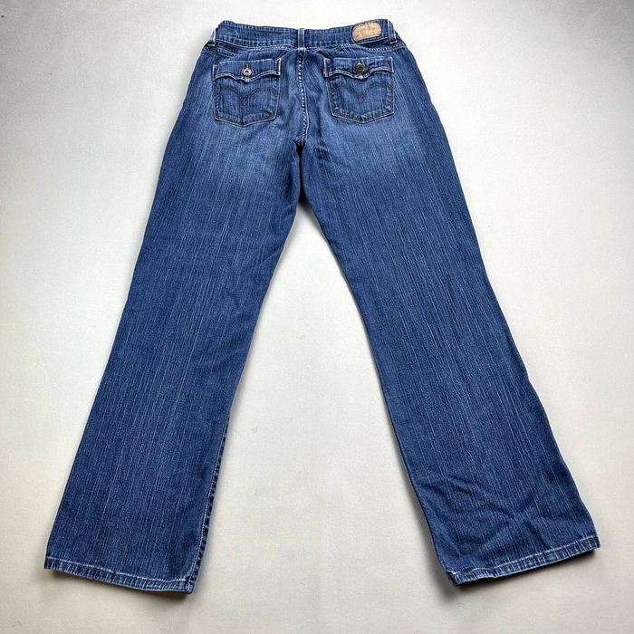 Levi's Levis 529 Jeans Women 10 Blue Denim Curvy Bootcut Stone Wash ...