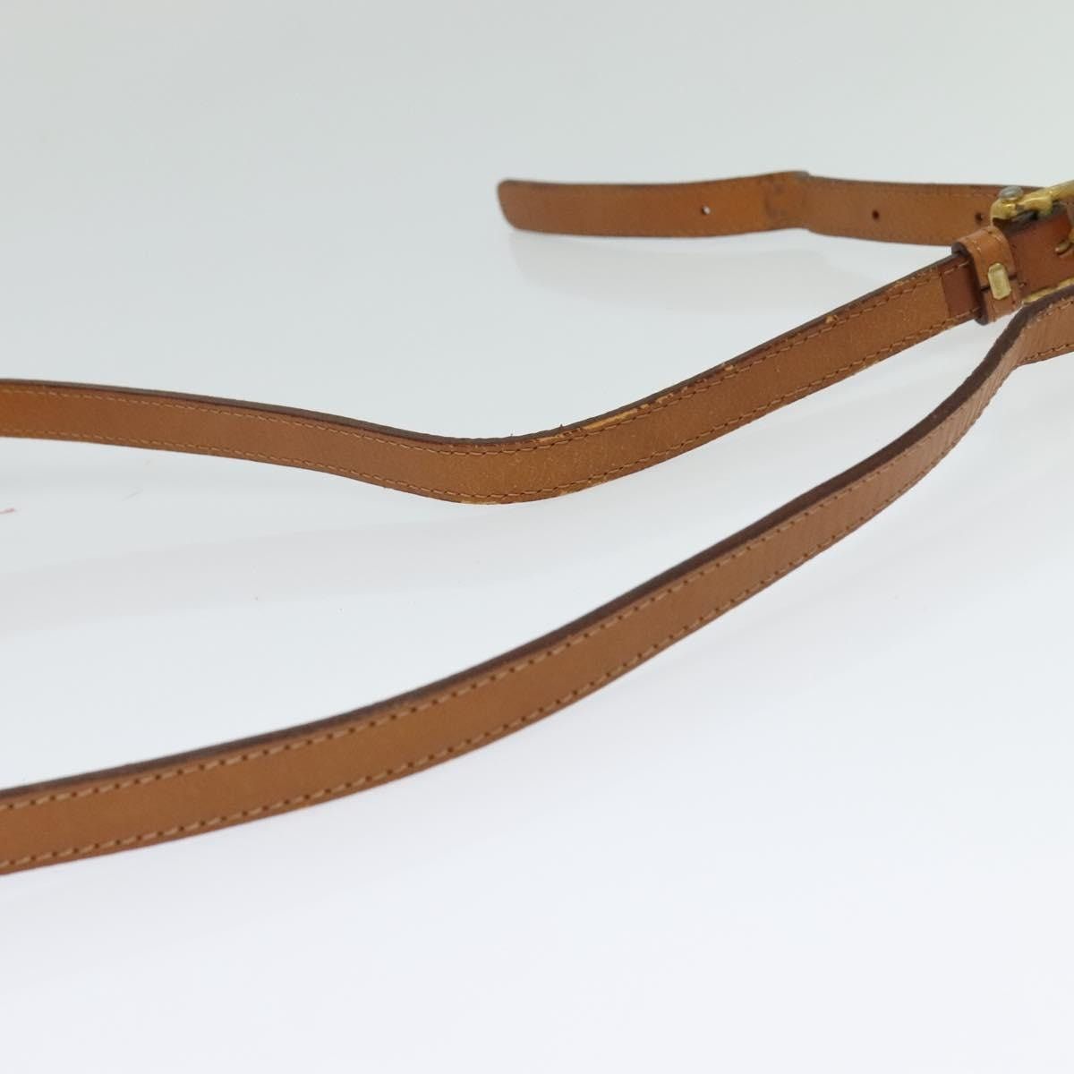 Celine CELINE Macadam Canvas Shoulder Bag Pvc Leather Beige Gold Size ONE SIZE - 7 Thumbnail