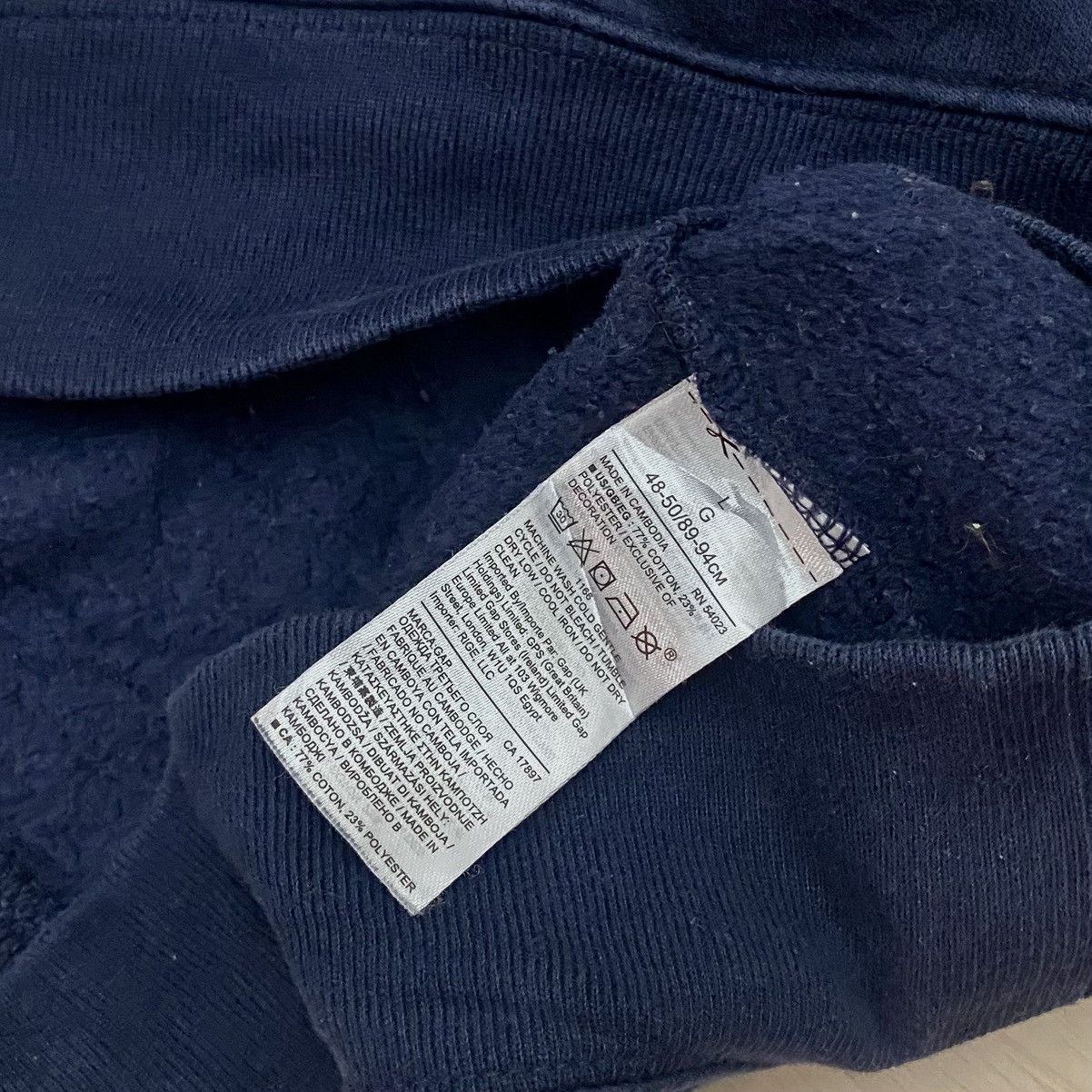 Gap Vintage Y2K GAP Hoodie – Classic Logo Size US L / EU 52-54 / 3 - 5 Thumbnail