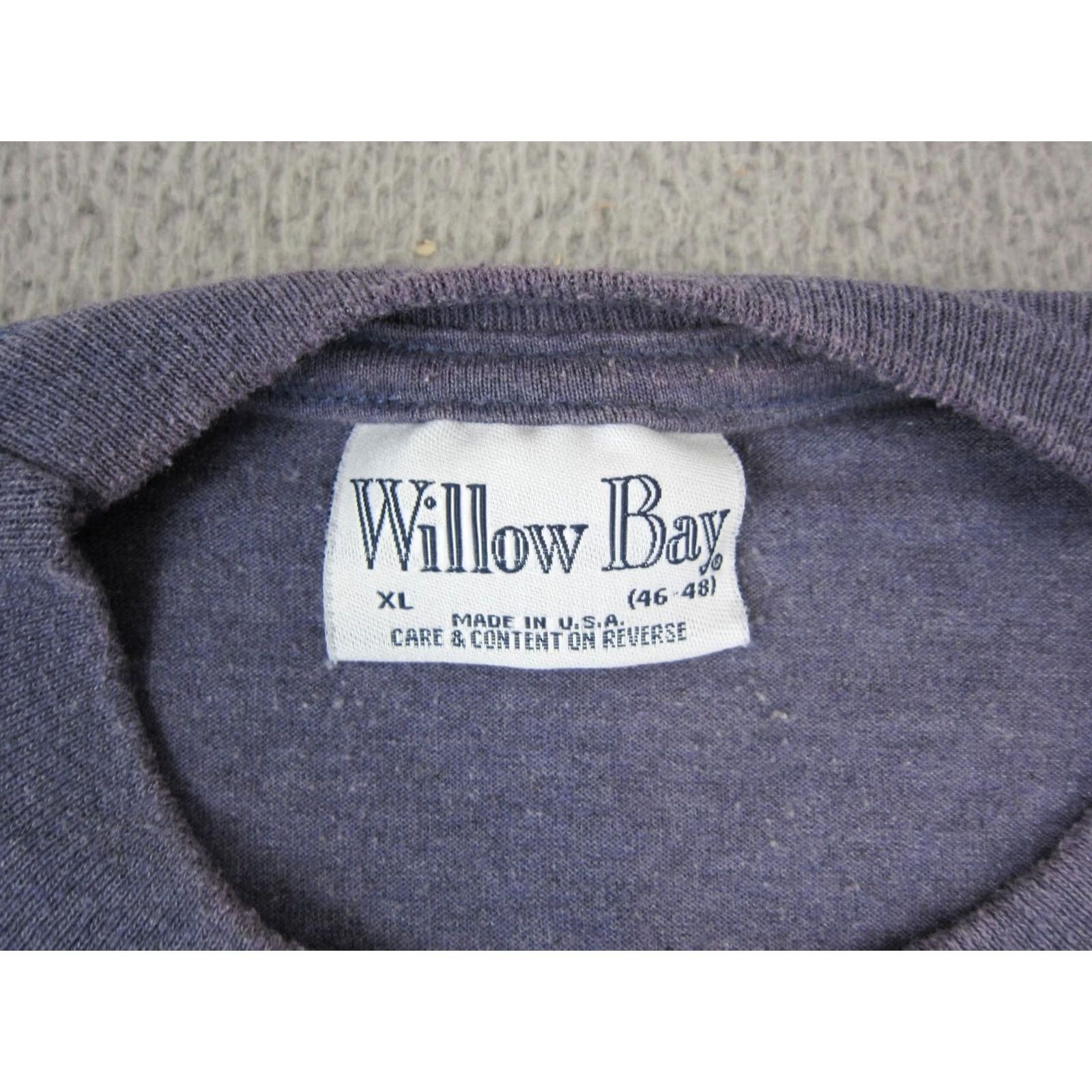 Vintage VINTAGE Willow Bay Shirt Adult XL Purple Mens USA Made Shirt Size US XL / EU 56 / 4 - 3 Thumbnail