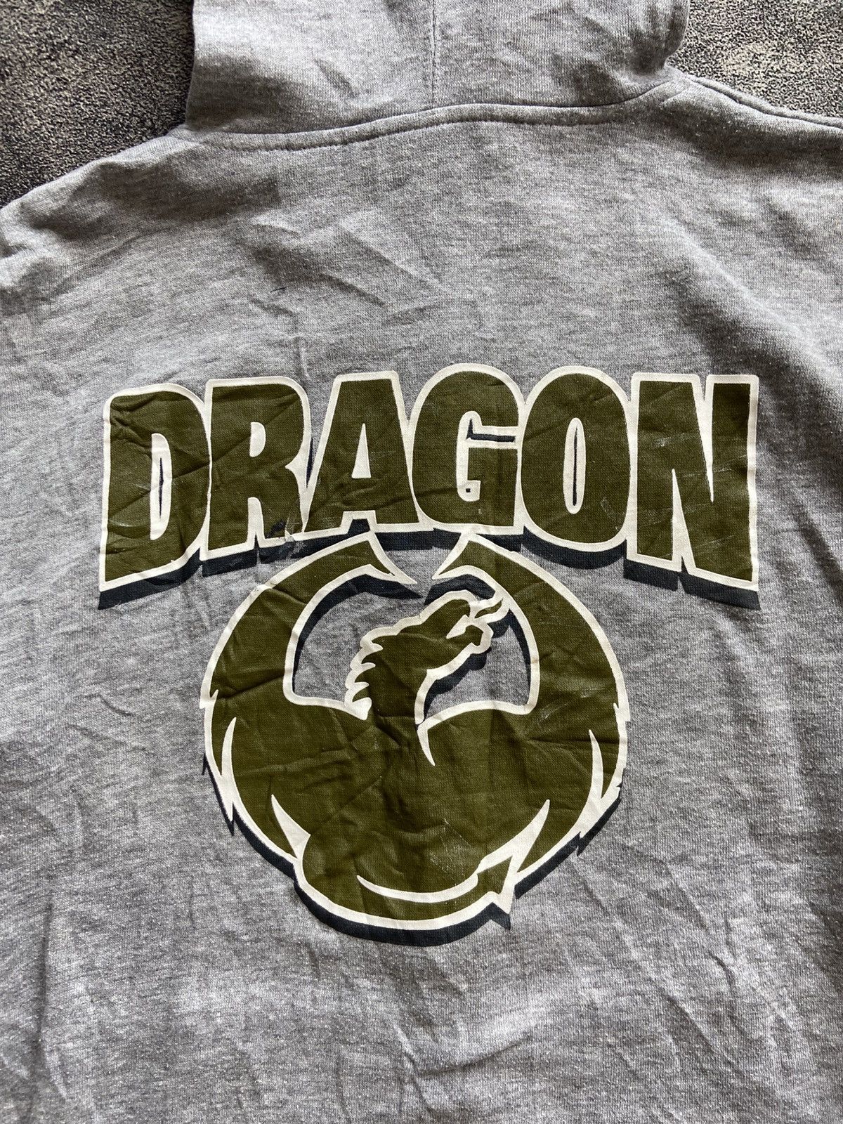 Vintage DRAGON SKATEBOARD Zip Hoodie Size US XL / EU 56 / 4 - 9 Thumbnail