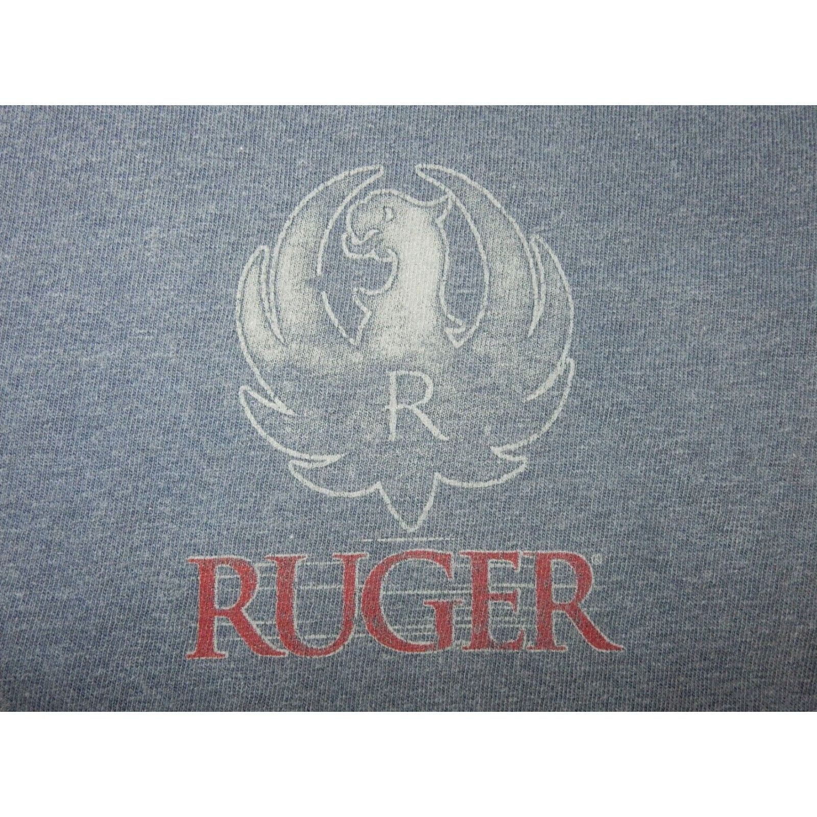 Vintage Ruger Men's T Shirt Size M Short Sleeve Cotton Graphic Print Gray Guns 2000s Size US M / EU 48-50 / 2 - 3 Thumbnail
