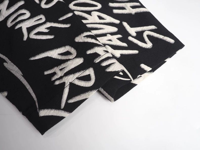 Lanvin Lanvin Black and White Signature Graffiti Long Coat Size US XXS / EU 40 - 4 Thumbnail