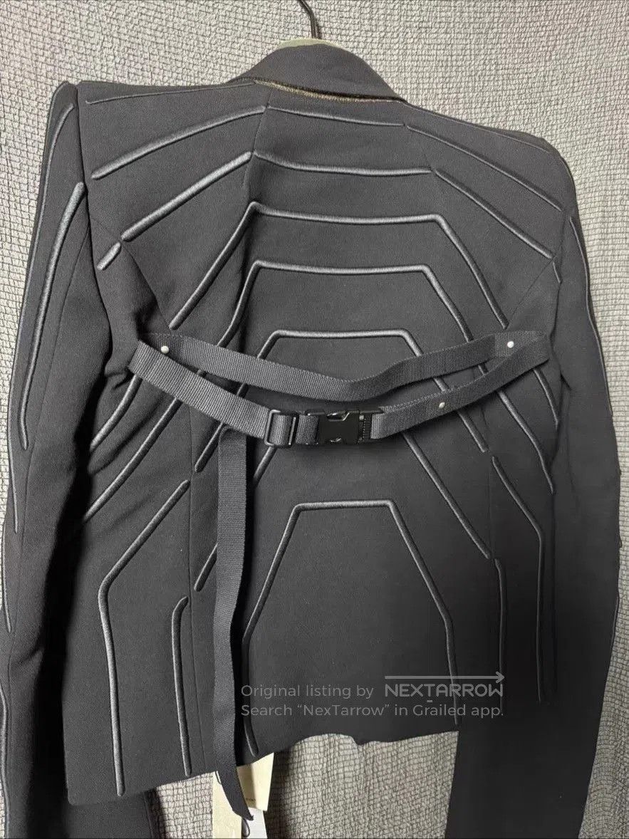 Rick Owens Rick Owens Padded Shoulder Short Blazer. Size S / US 4 / IT 40 - 4 Thumbnail