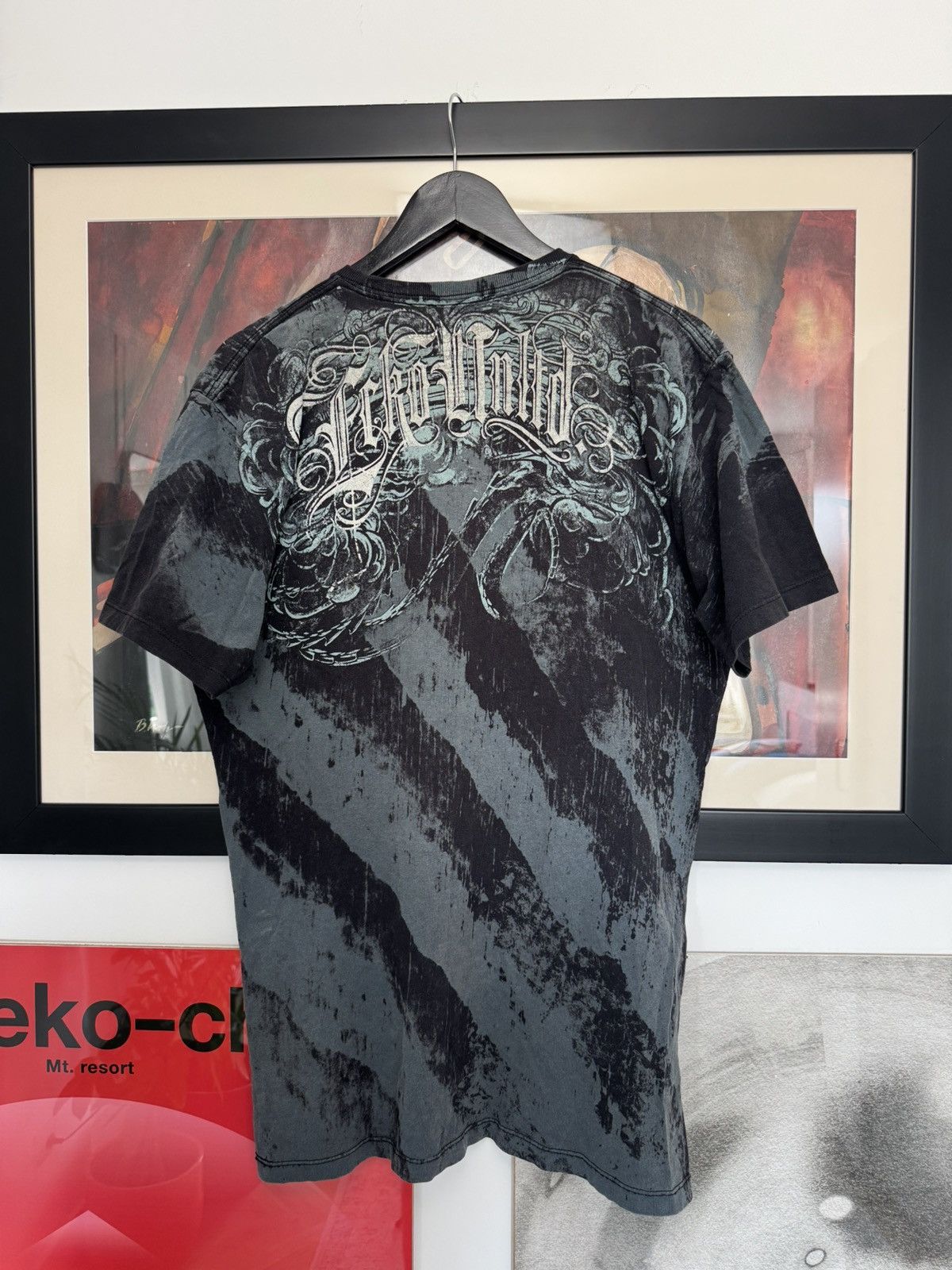 Ecko Unltd. Vintage Y2k Ecko Unltd Fullprint Rap Tee Rhino Print Hip Hop Size US L / EU 52-54 / 3 - 2 Thumbnail