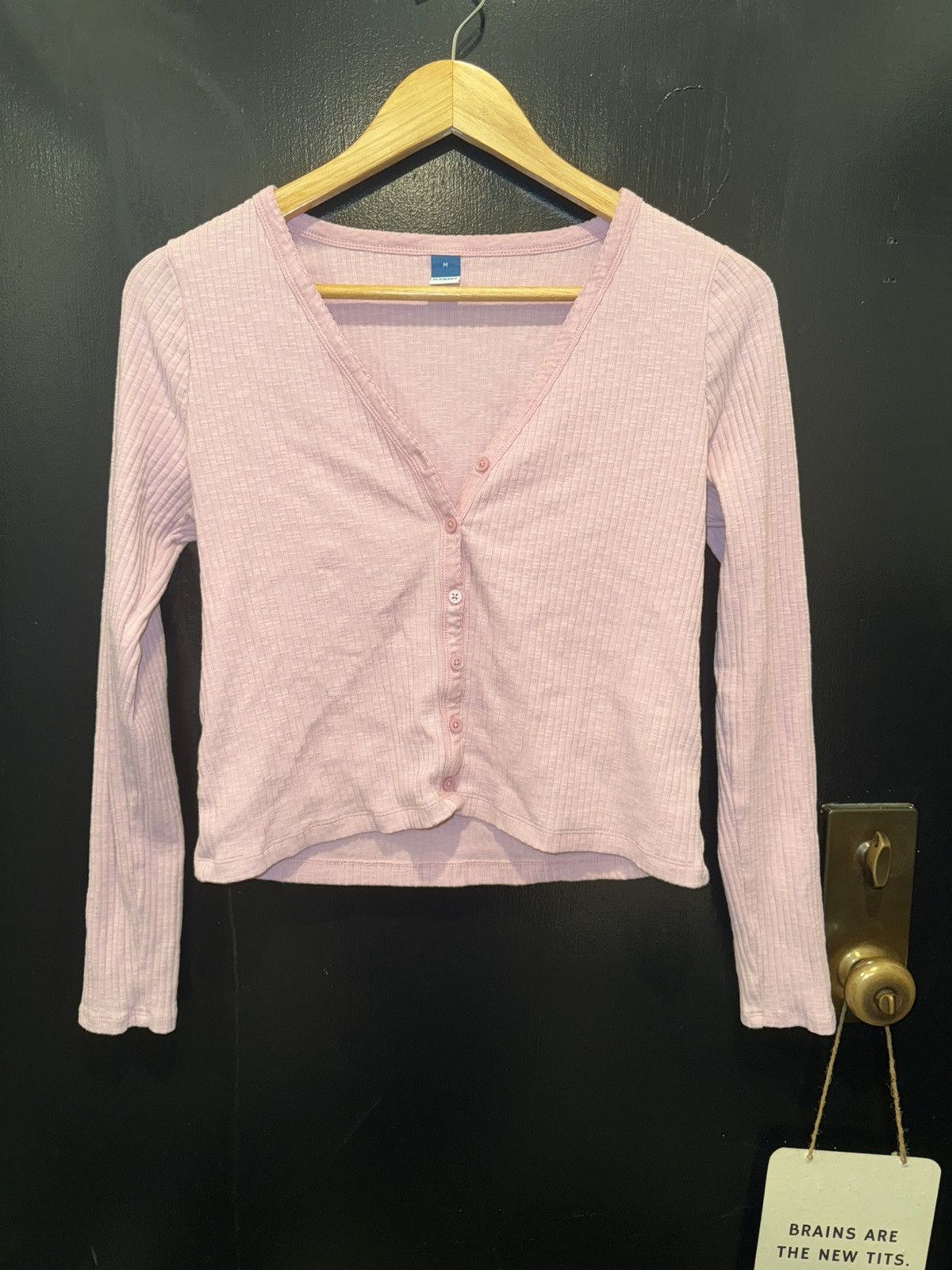 Gap Long Sleeve Pink Top Size M / US 6-8 / IT 42-44 - 1 Preview