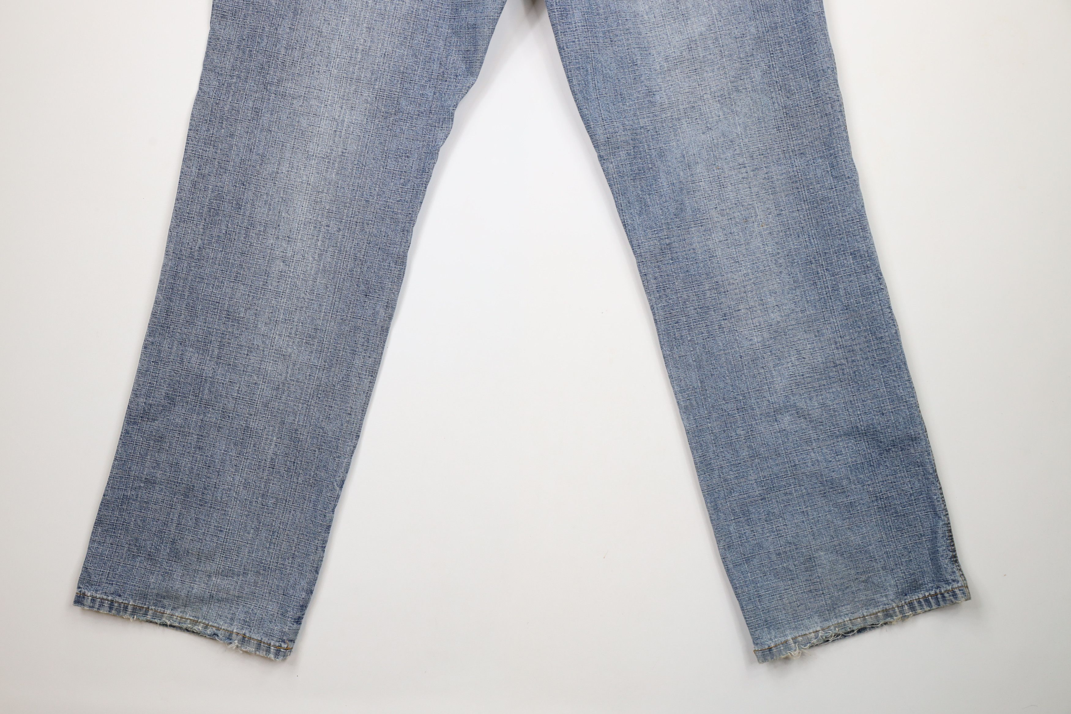Phat Farm × Vintage Vintage Phat Farm Spell Out Baggy Wide Leg Denim Jeans Size US 34 / EU 50 - 15 Thumbnail