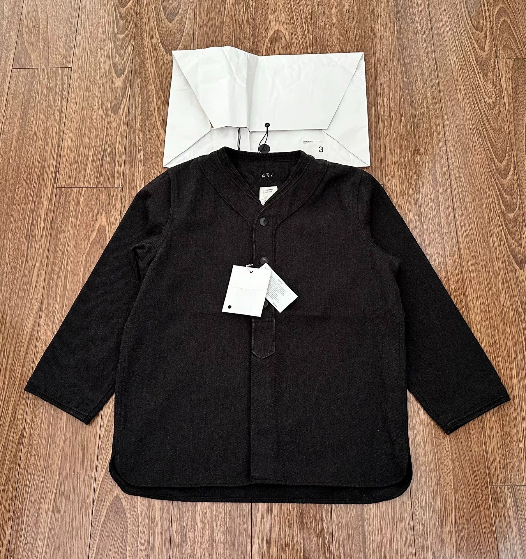 Visvim visvim dugout shirt park ranger black Size US S / EU 44-46 / 1 - 1 Thumbnail