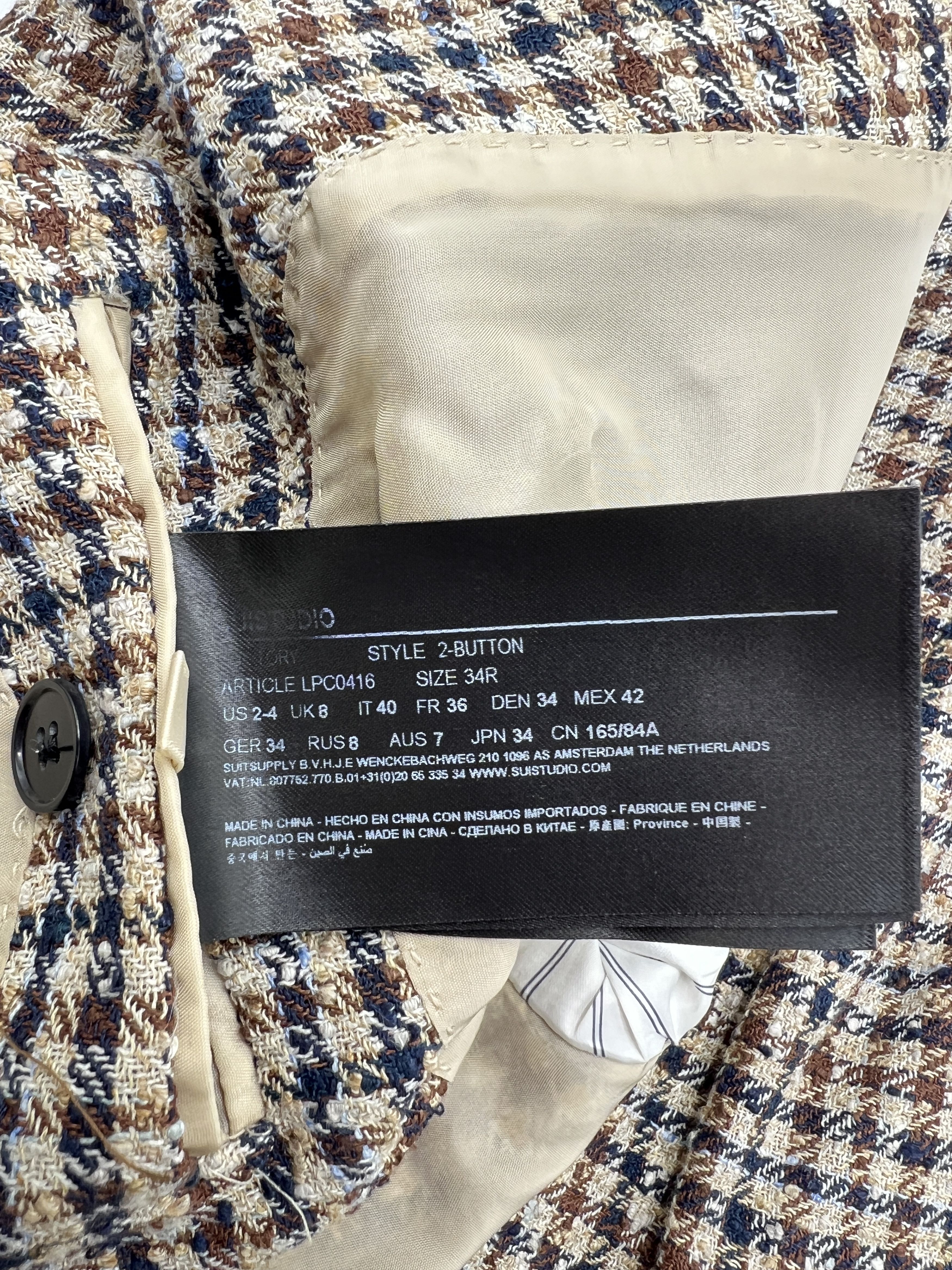 Other 2 Button Linen Wool Blazer Size XS (EU:34R; UK:8;US:6) Size XS / US 0-2 / IT 36-38 - 9 Thumbnail
