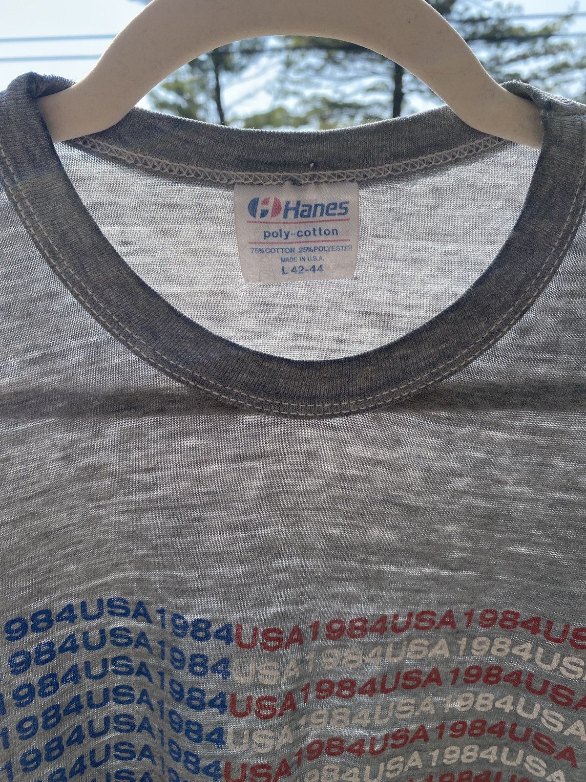 Hanes × Vintage 80s usa olympics flag print shirt sz L Size US L / EU 52-54 / 3 - 5 Thumbnail