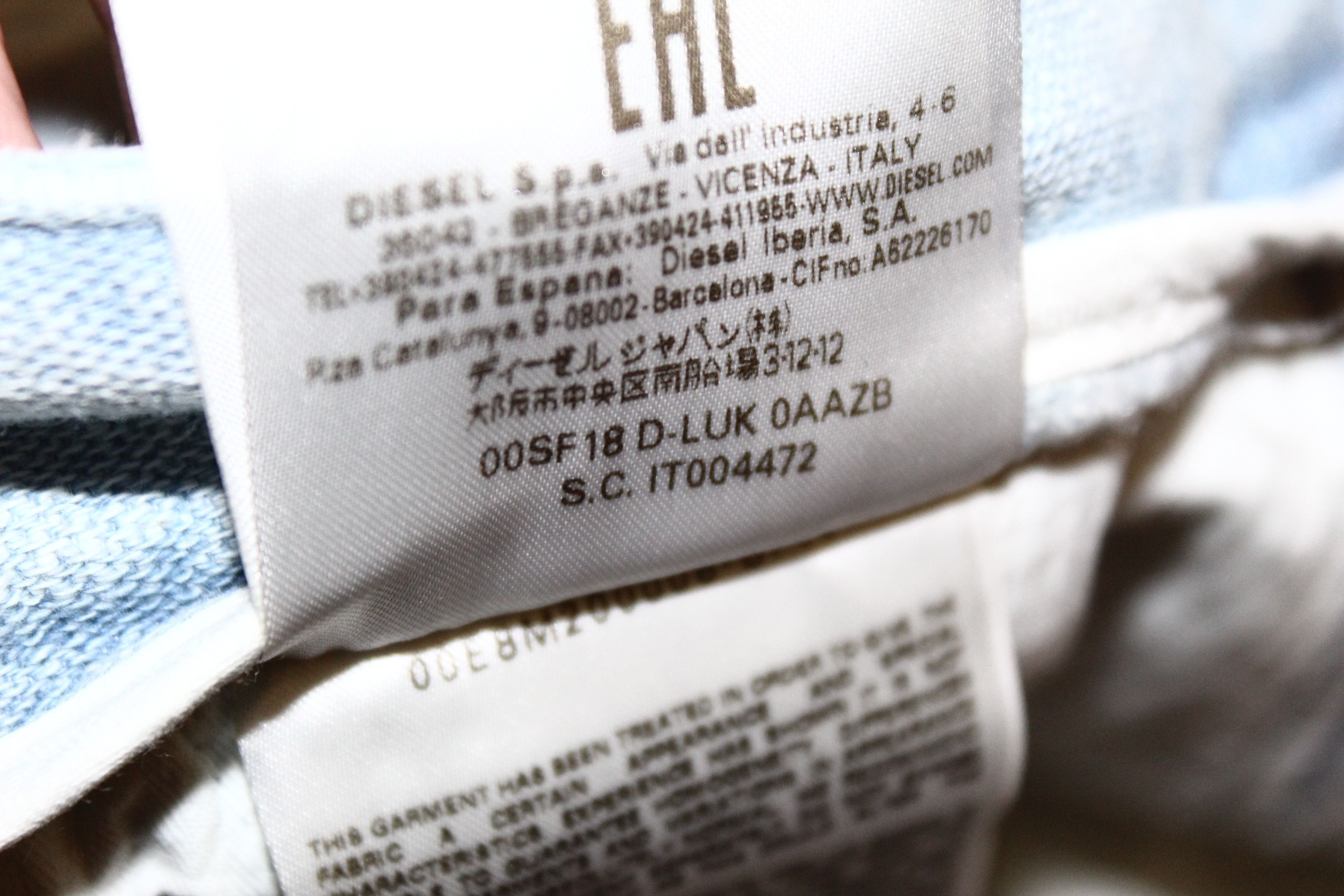 Diesel 💥Diesel D-LUK Baggy Heavy Denim Shorts Textured Pattern Size US 32 / EU 48 - 14 Thumbnail