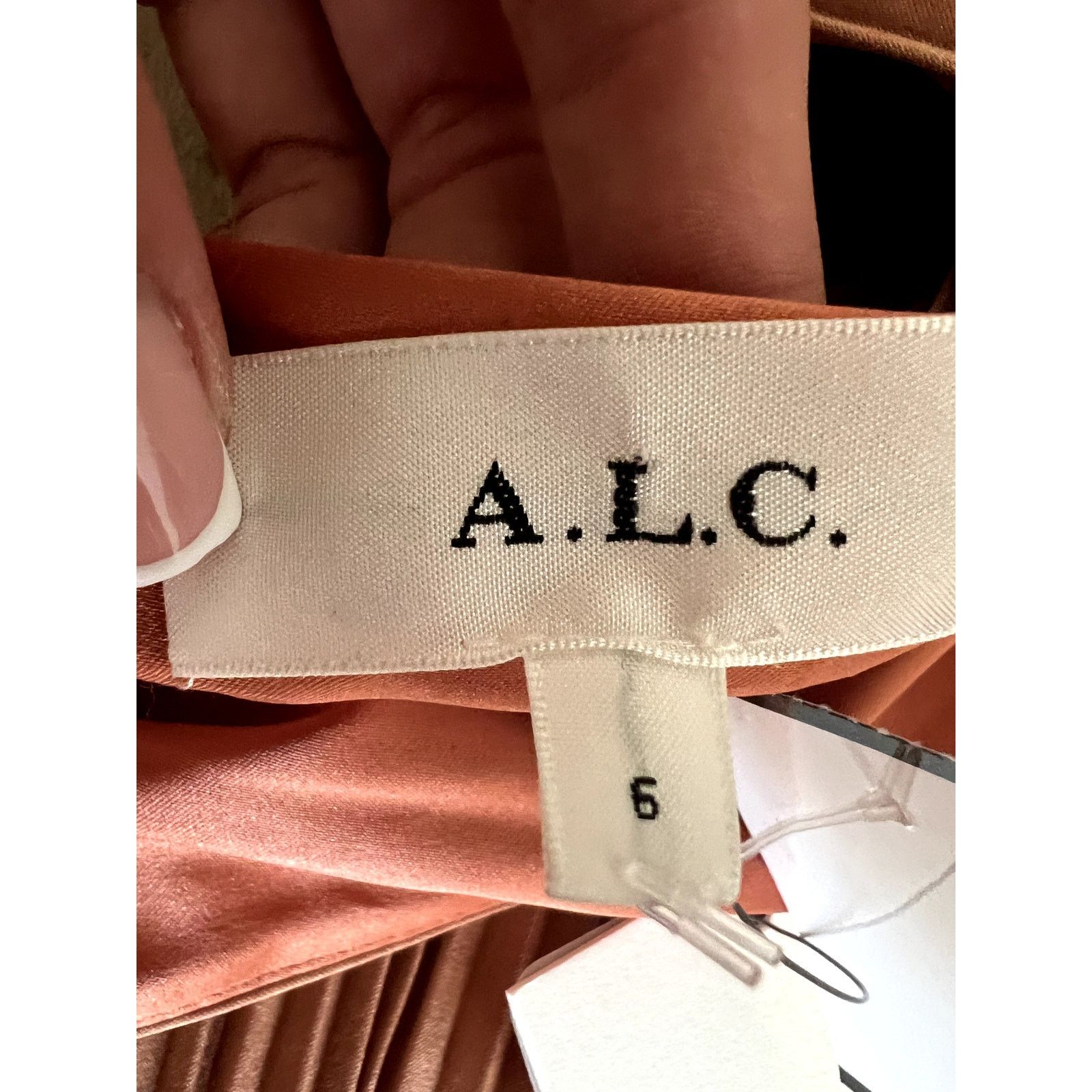 A.L.C. A.L.C. Delfina Pleated One Shoulder Maxi Dress Size M / US 6-8 / IT 42-44 - 5 Thumbnail
