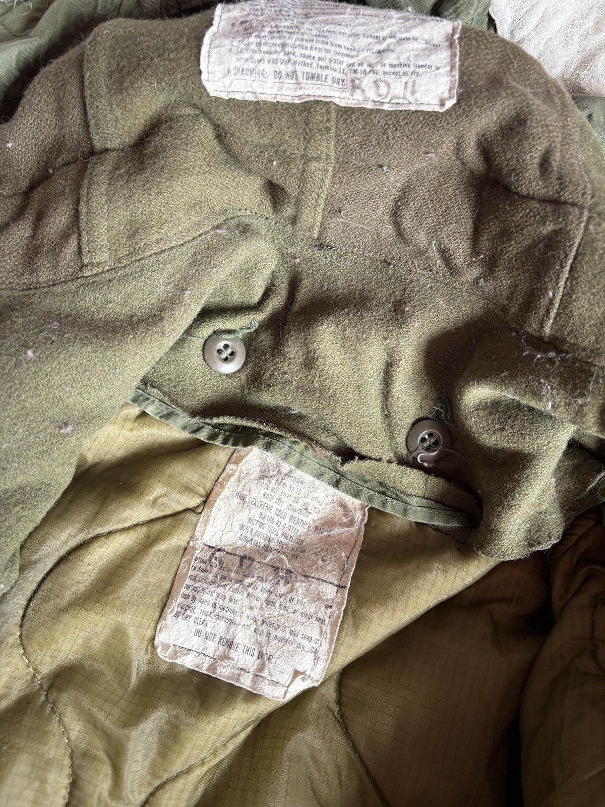 Other US ARMY M-65 Field Jacket 1965 Size US L / EU 52-54 / 3 - 2 Thumbnail