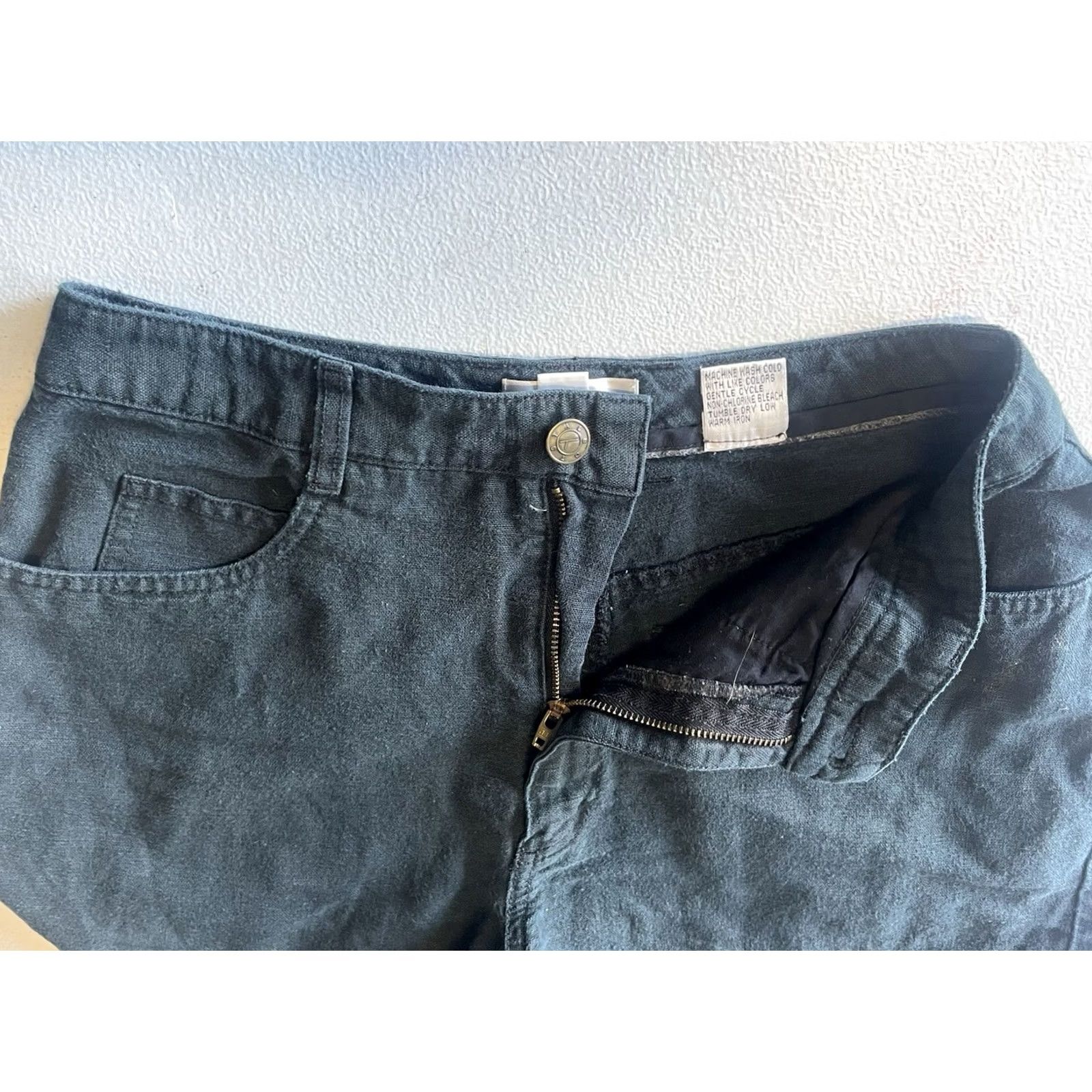 Talbots Talbots Linen Blend Bermuda Shorts Womens Size 6 Black Seen All Pics? Size 28" / US 6 / IT 42 - 6 Thumbnail