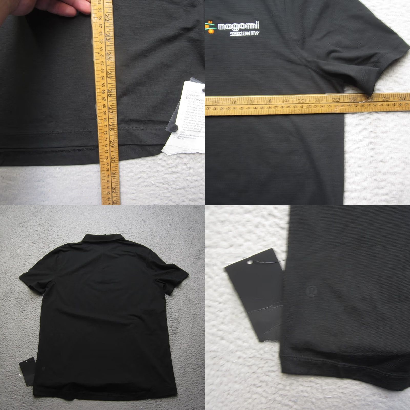 Lululemon Lululemon Evolution Polo Shirt Mens XL Black Short Sleeve Golf Shirt Size US XL / EU 56 / 4 - 8 Thumbnail
