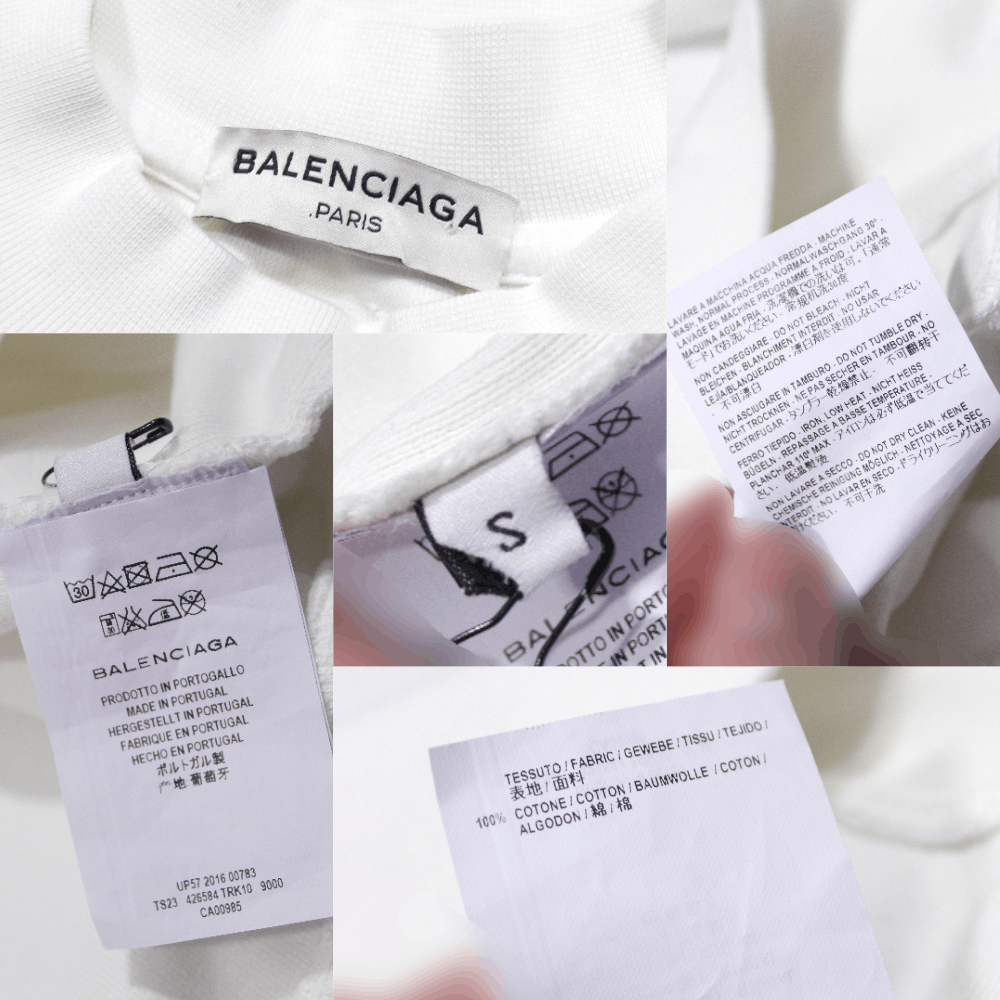 Balenciaga 2016 Logo Round Sweatshirt Size S / US 4 / IT 40 - 10 Thumbnail