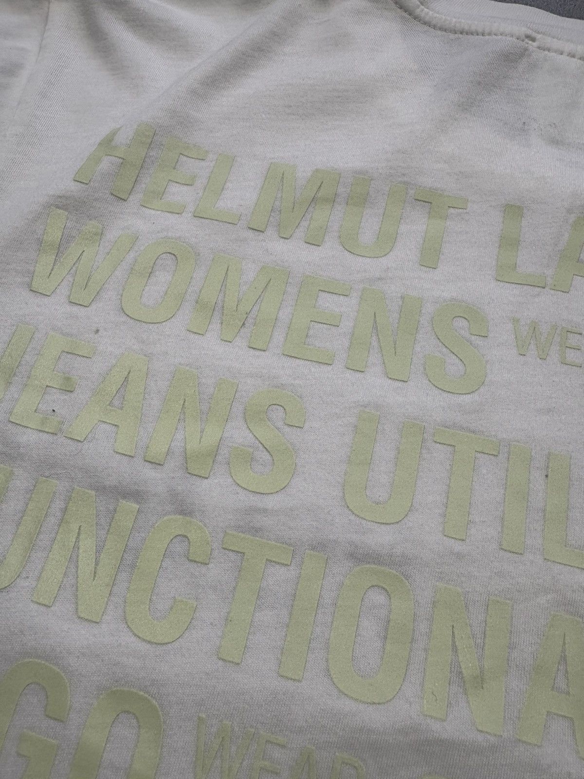 Helmut Lang Helmut Lang Archive Utility Back Logo Print T Shirt Rare Size US M / EU 48-50 / 2 - 17 Thumbnail