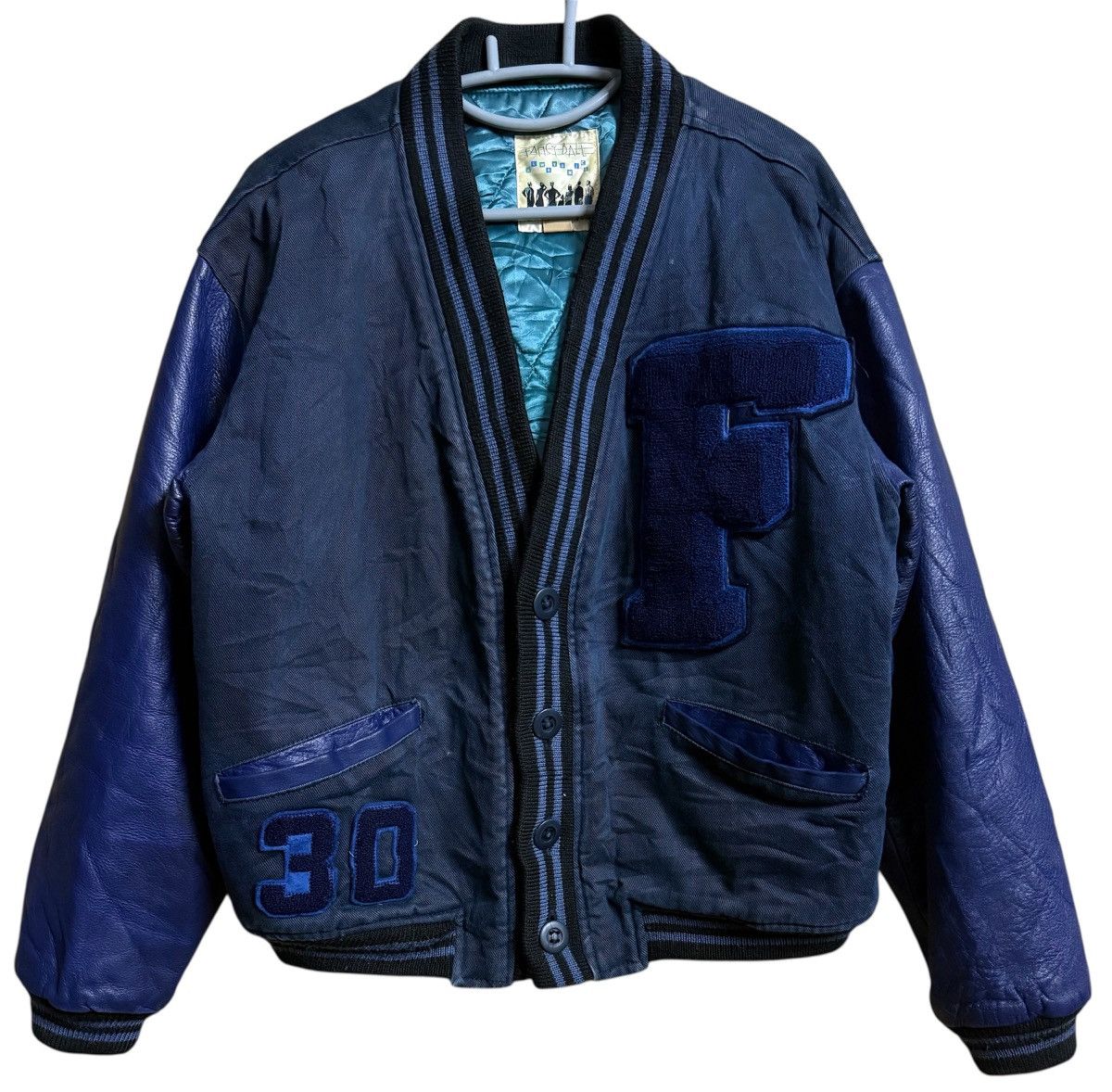 Vintage × Wilsons Leather Vintage Jacket Varcity Leather FANCY BALL Size US M / EU 48-50 / 2 - 1 Thumbnail