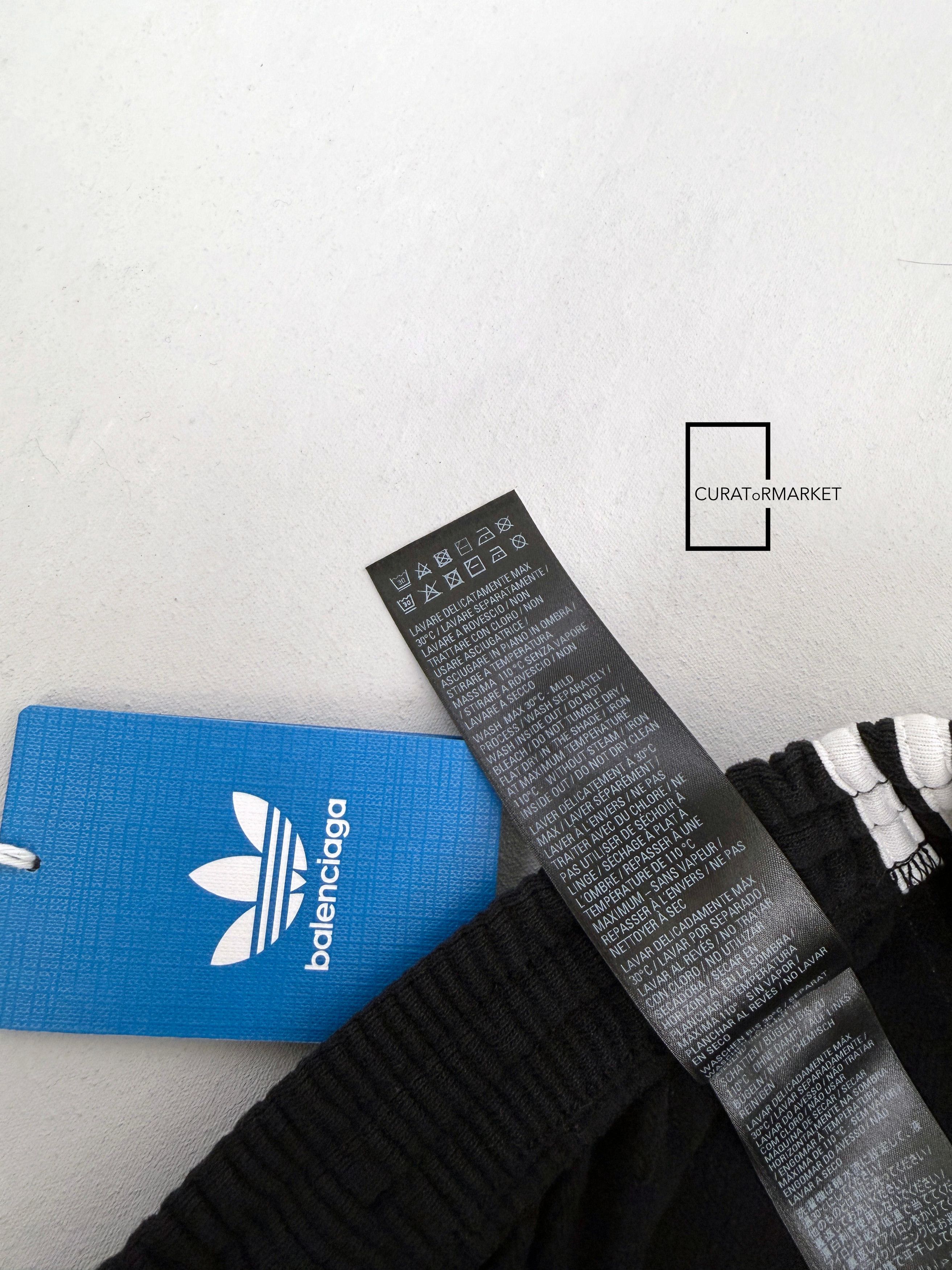 Adidas × Balenciaga XXS Cuffed Relaxed Track Pant Embroidered Logo Stripes SS21 Size US 32 / EU 48 - 13 Thumbnail