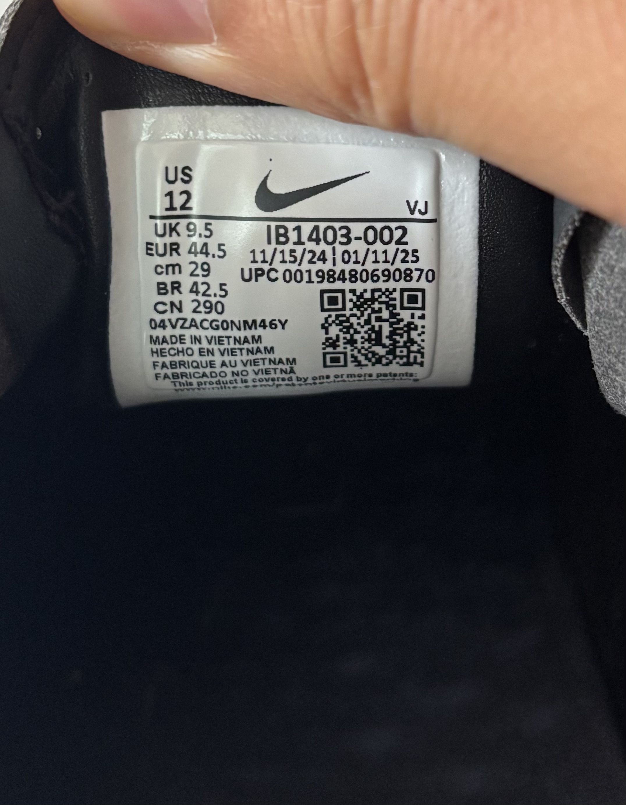Dover Street Market × Nike DSM Air Superfly Sneakers Hyper Black Size US 10.5 / EU 43-44 - 10 Thumbnail