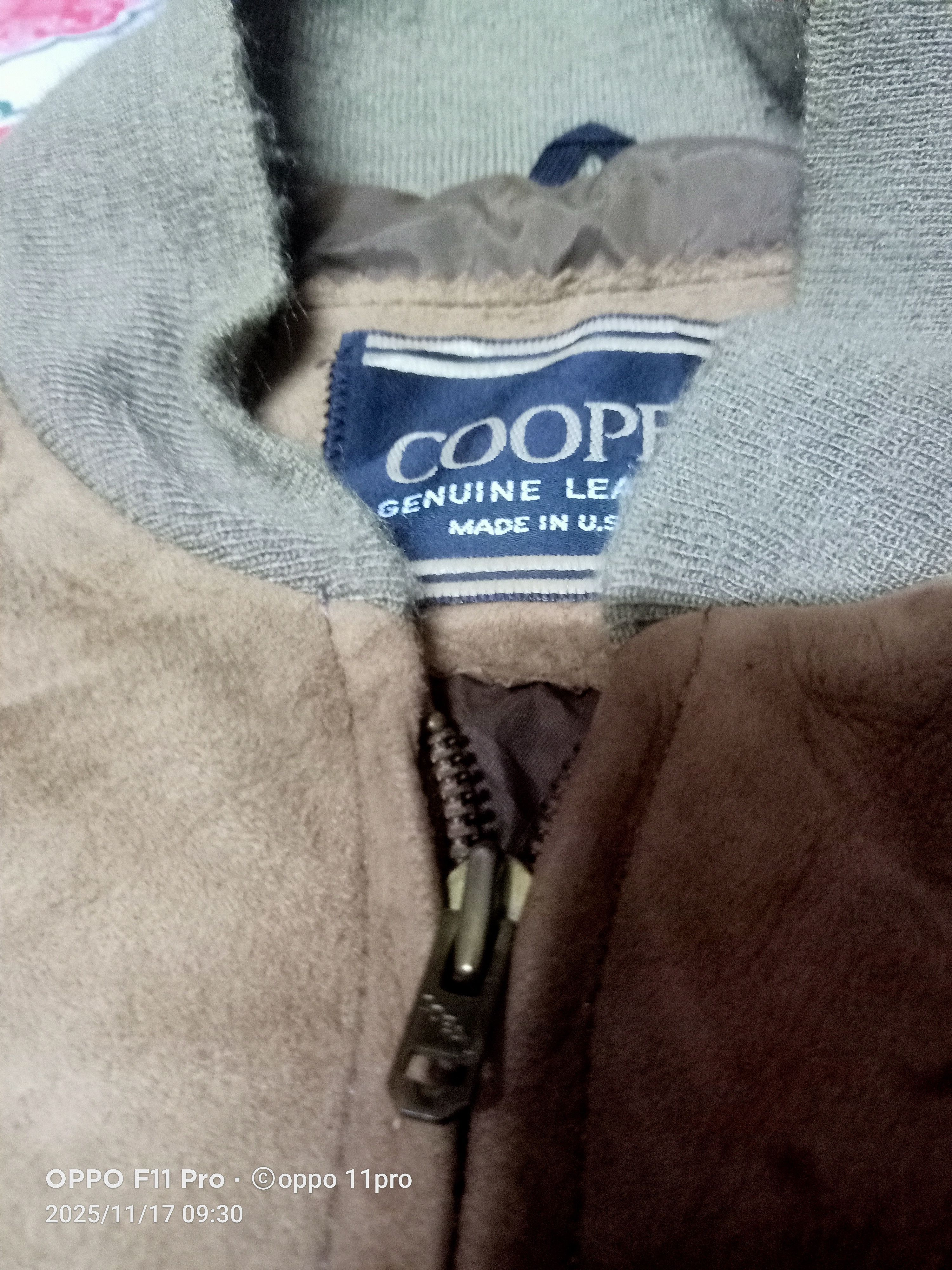 Cooper 🌟Vintage 80s Cooper Leather Jacket Men 🌟 Size US M / EU 48-50 / 2 - 6 Thumbnail