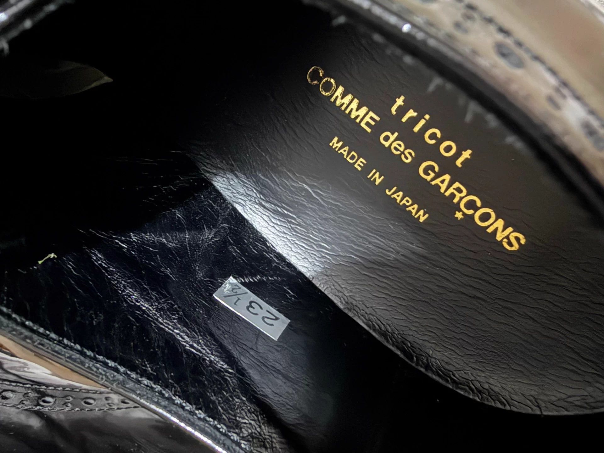 Comme des Garcons Comme des Garçons Vintage Patent Leather Oxford Shoes 37/38 Size US 7 / IT 37 - 5 Thumbnail