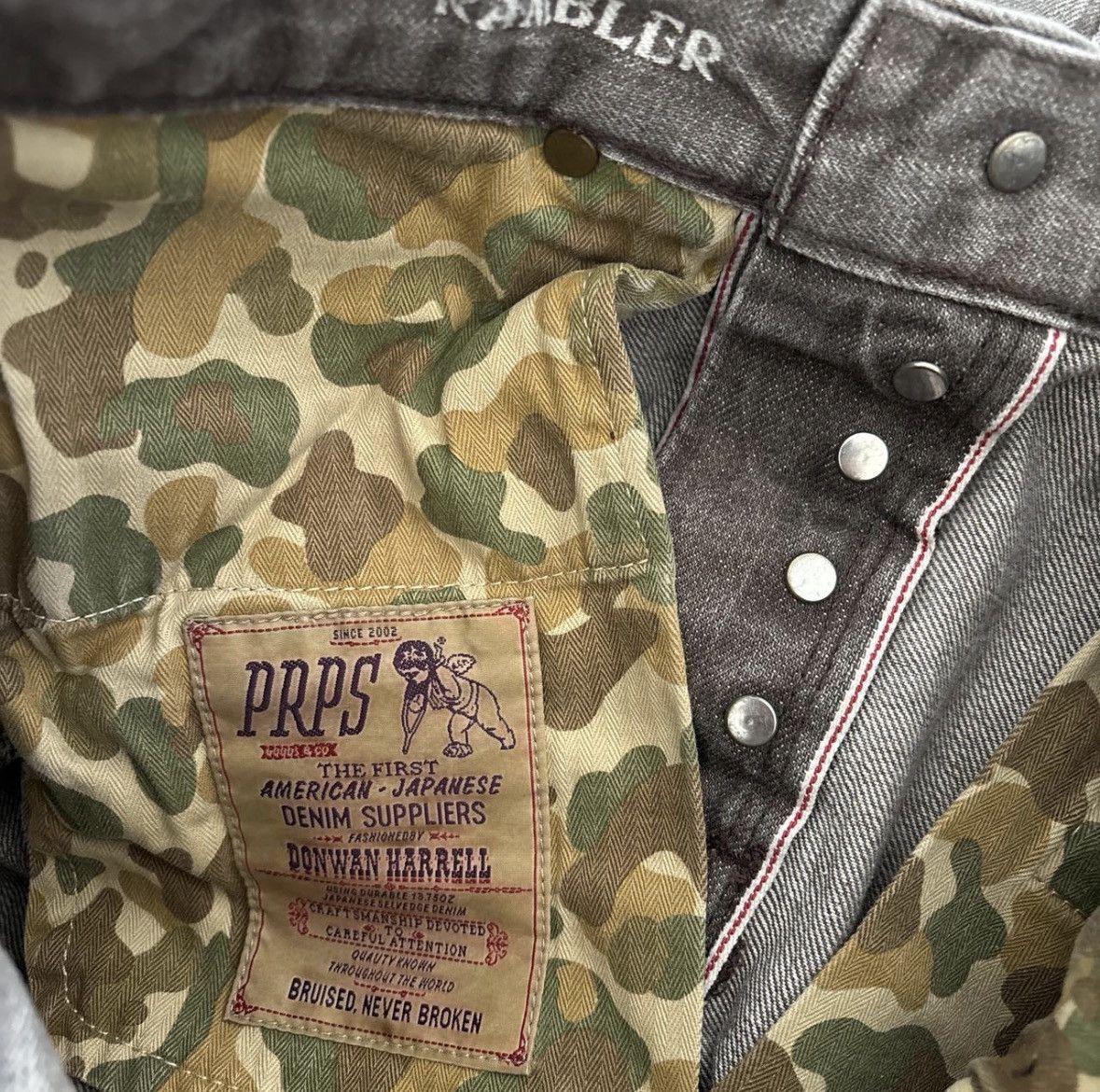 Prps PRPS Japanese Denim Selvedge Jeans Size US 30 / EU 46 - 5 Thumbnail