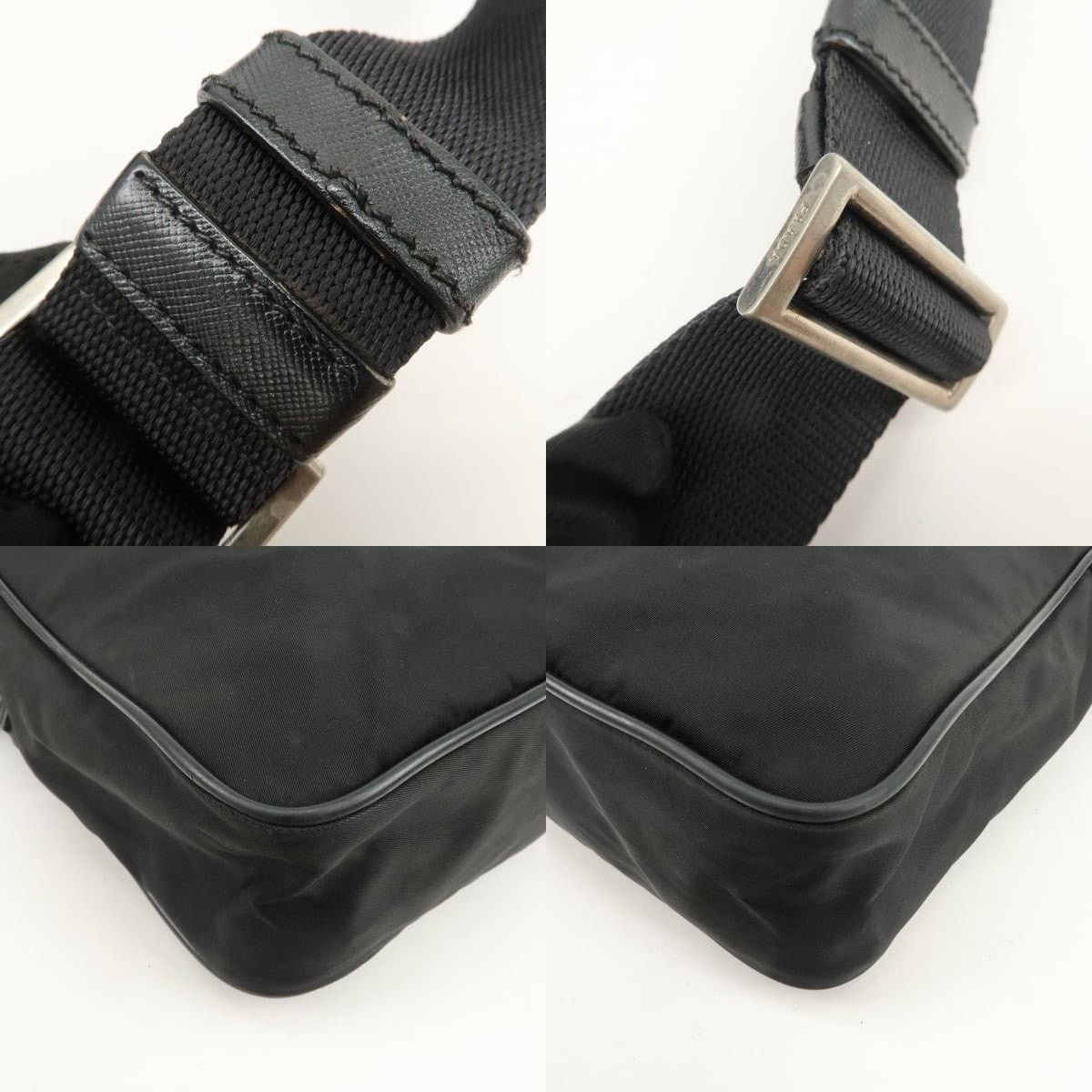 Prada Prada Tessuto Crossbody Bag Black Size ONE SIZE - 4 Thumbnail