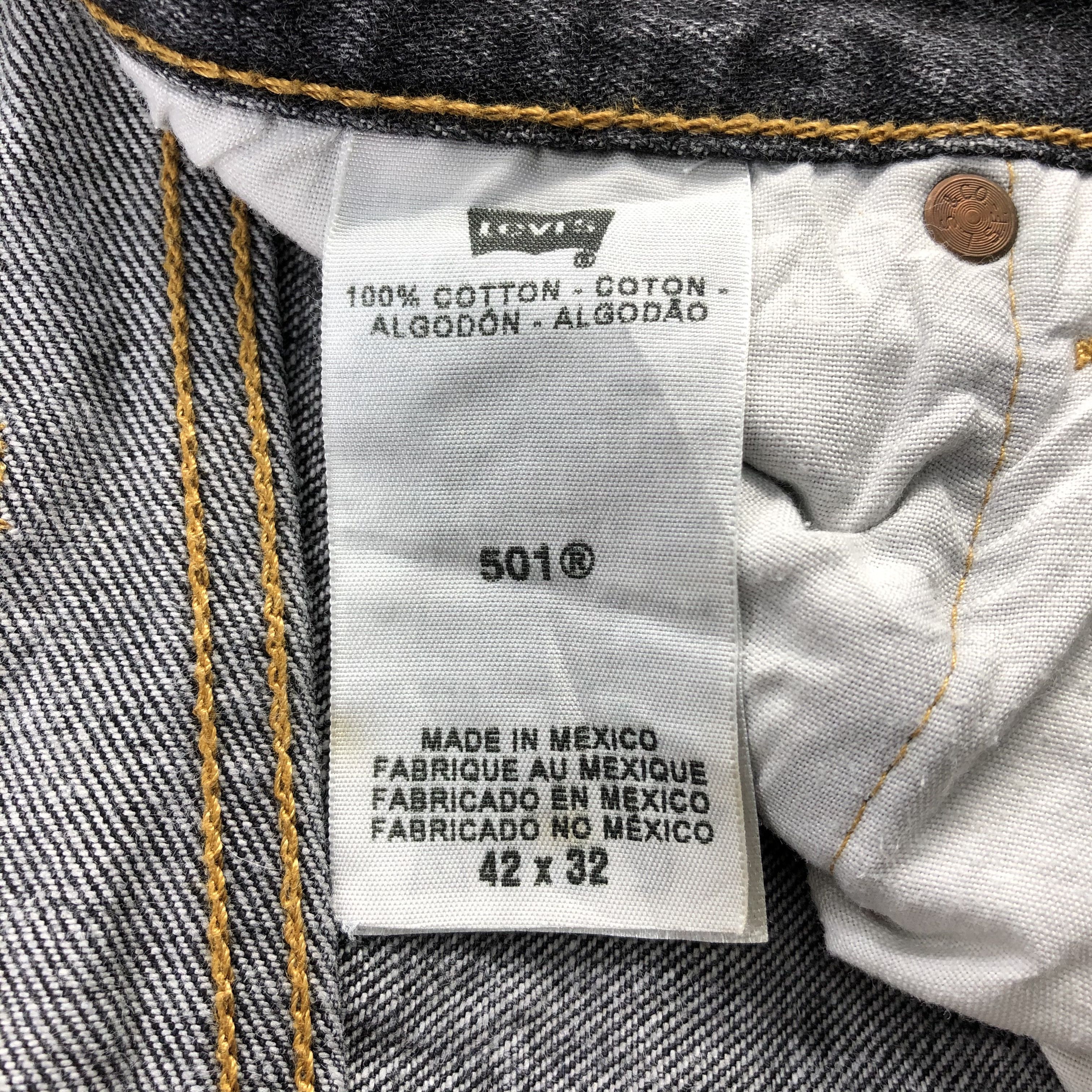 Levi's Faded Vintage Levis 501 Jeans Dark Wash Denim-J1059 Size US 39 - 10 Thumbnail