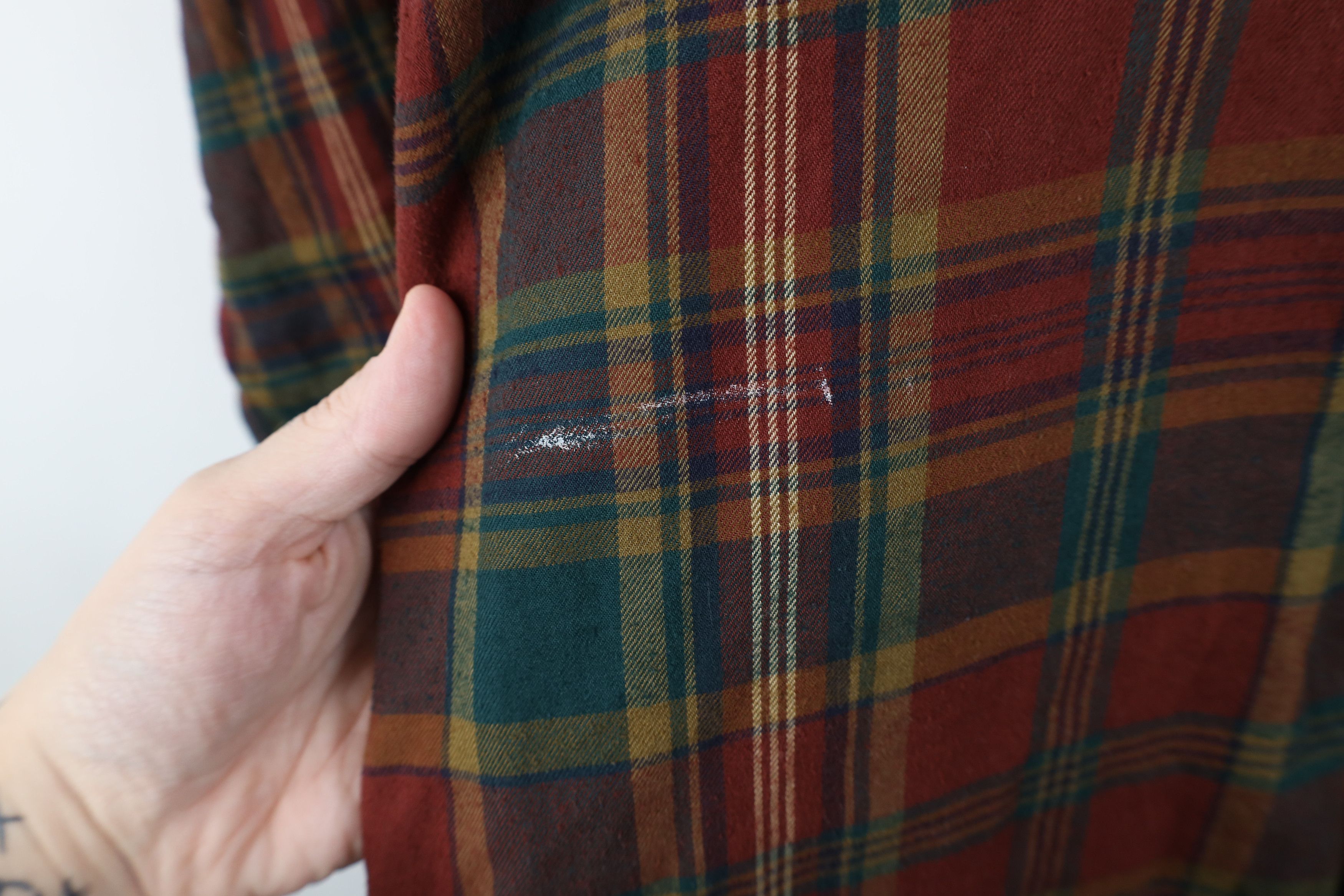 Ralph Lauren × Vintage Vintage 90s Ralph Lauren Flannel Collared Button Down Shirt Size US XXL / EU 58 / 5 - 5 Thumbnail