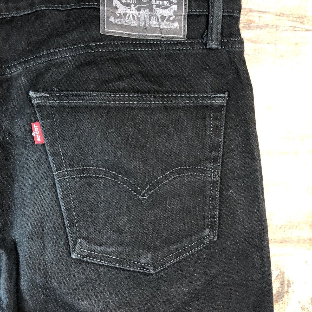 Levi's × Vintage DL Levis Black Denim Pants #C087 Size US 35 - 16 Thumbnail